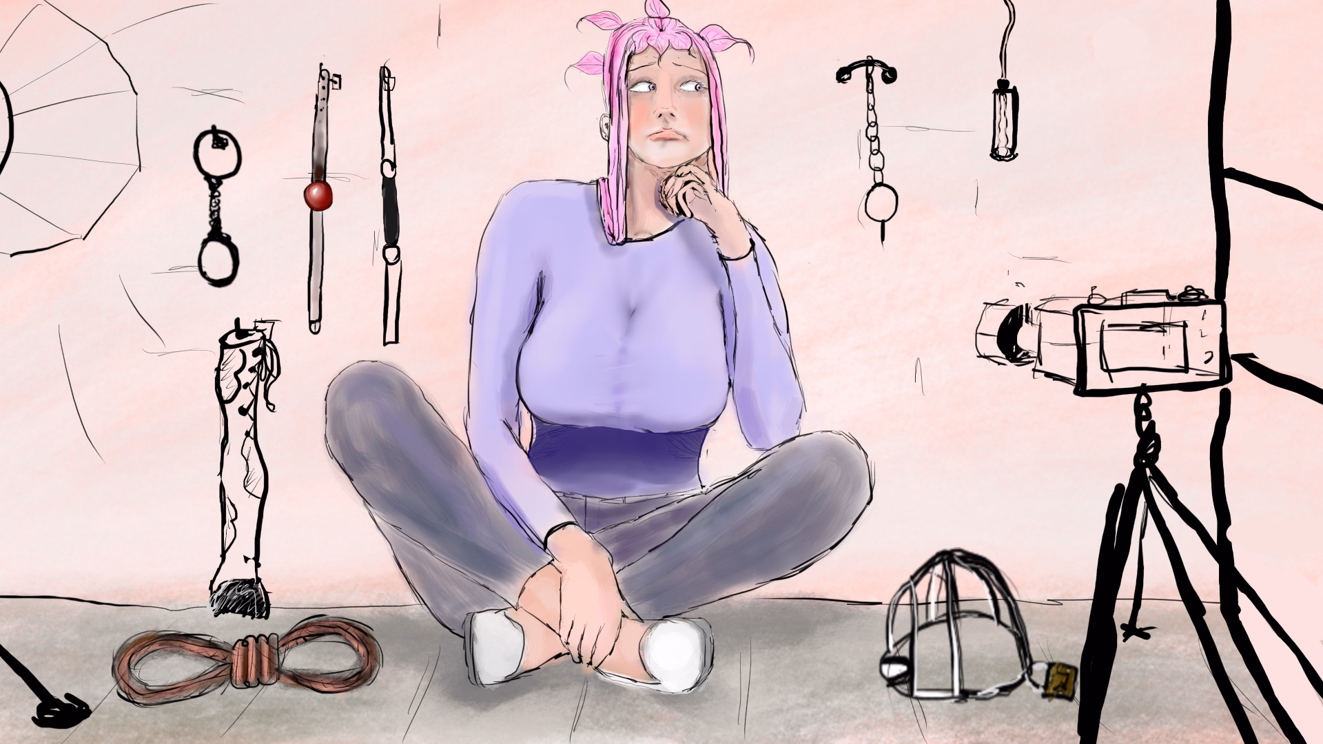 捆绑模特贝拉:直女的堕落调教(Bondage Model Bella)v3.0 精翻汉化 游戏截图 2