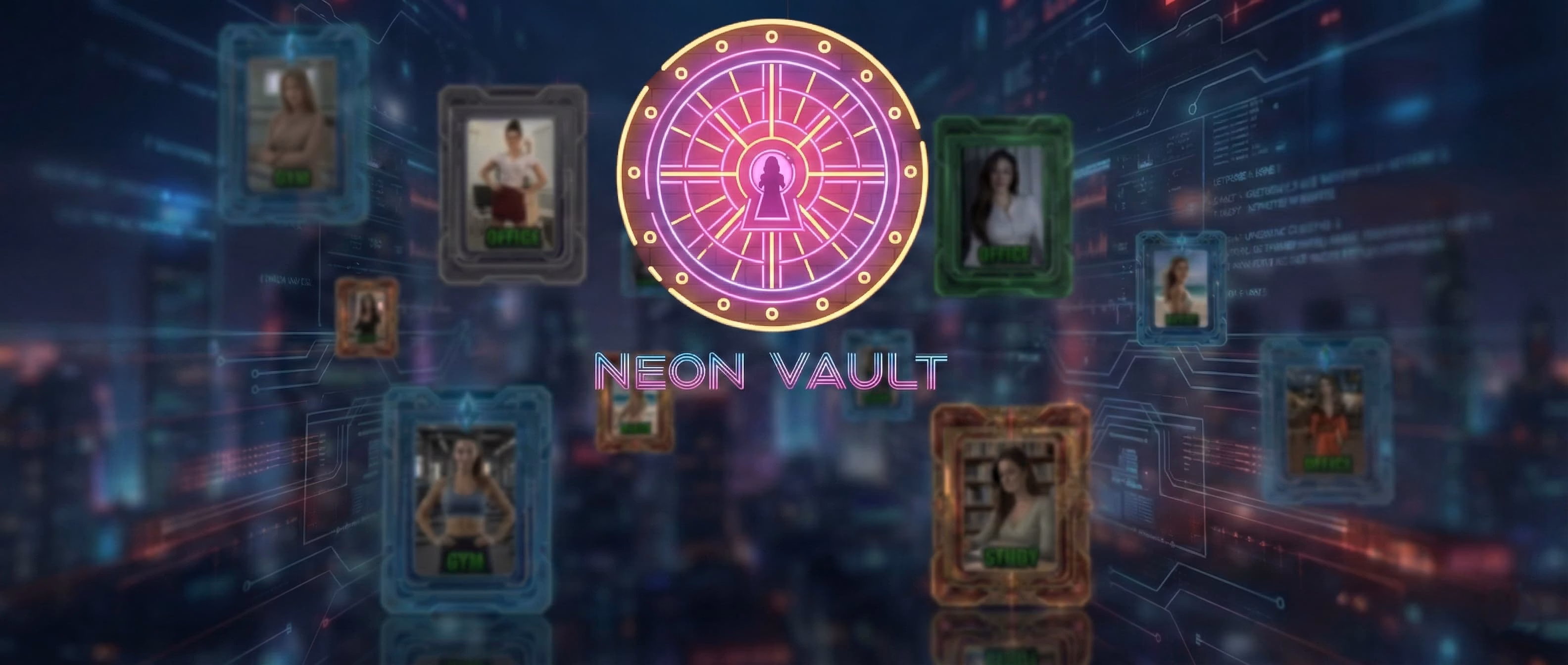 赛博骇客:窃取少女私密数据(Neon Vault)v0.1.0 精翻汉化 游戏截图 1