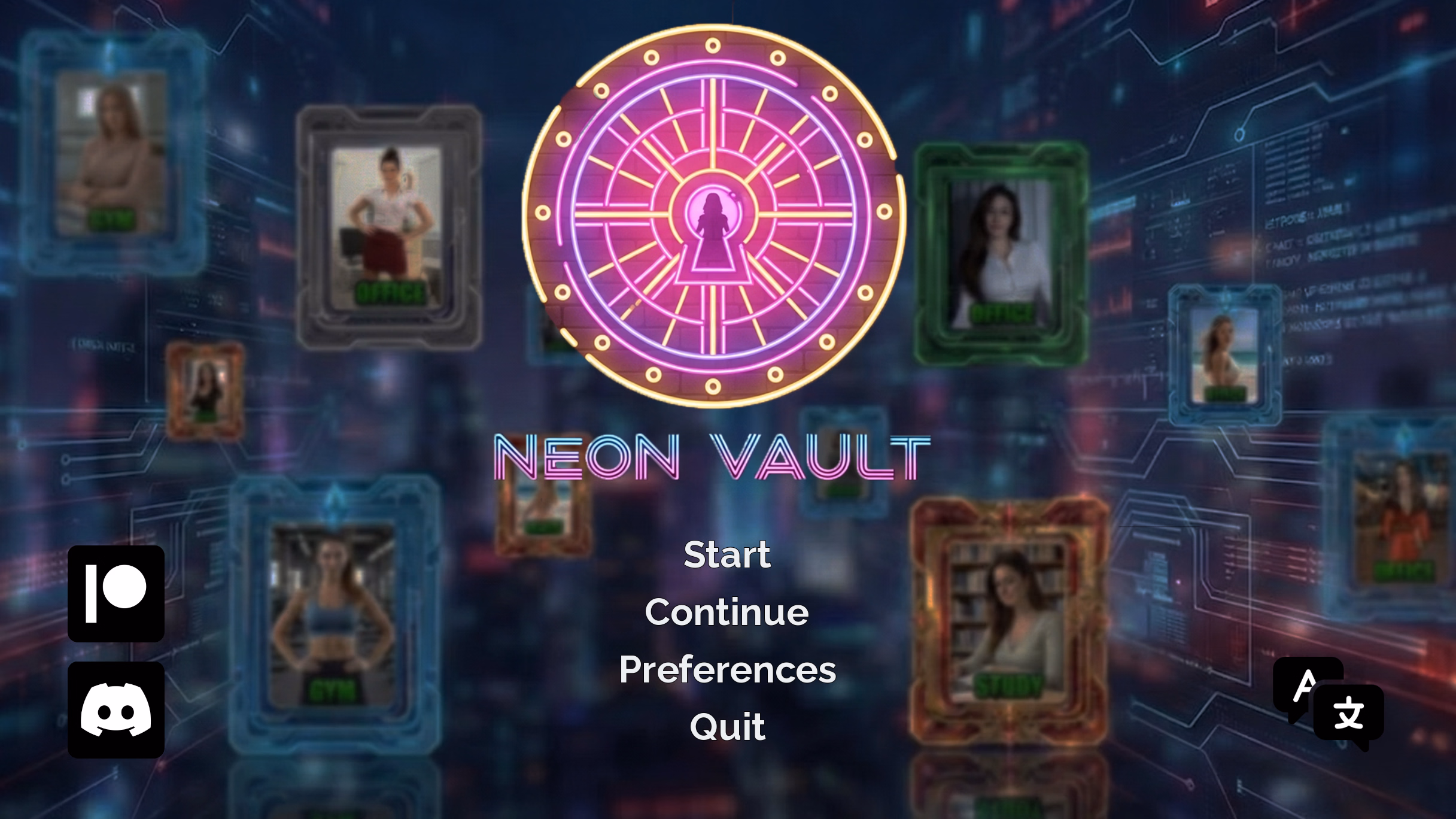 赛博骇客:窃取少女私密数据(Neon Vault)v0.1.0 精翻汉化 游戏截图 2