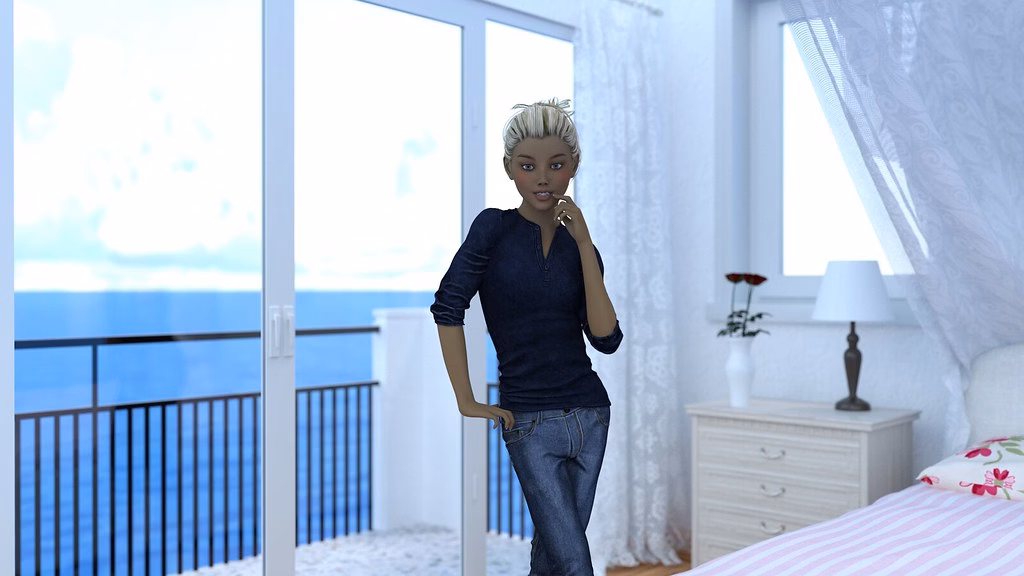 合租房的诱惑:羞涩清纯室友调教(Room for Rent)v16 beta 精翻汉化 游戏截图 7