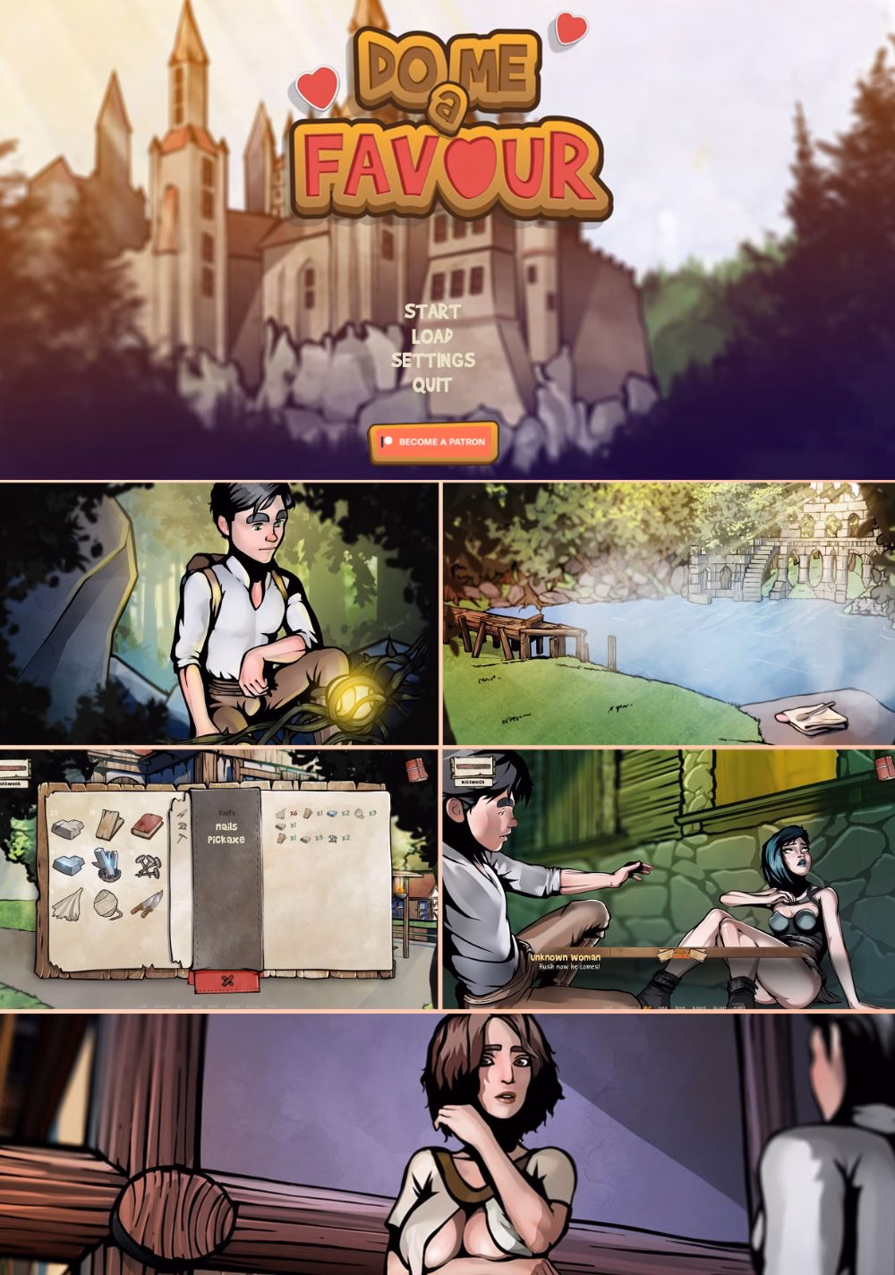 帮个忙：铁匠的异国艳遇（Do Me a Favour）v0.1.3 精翻汉化 游戏截图 8