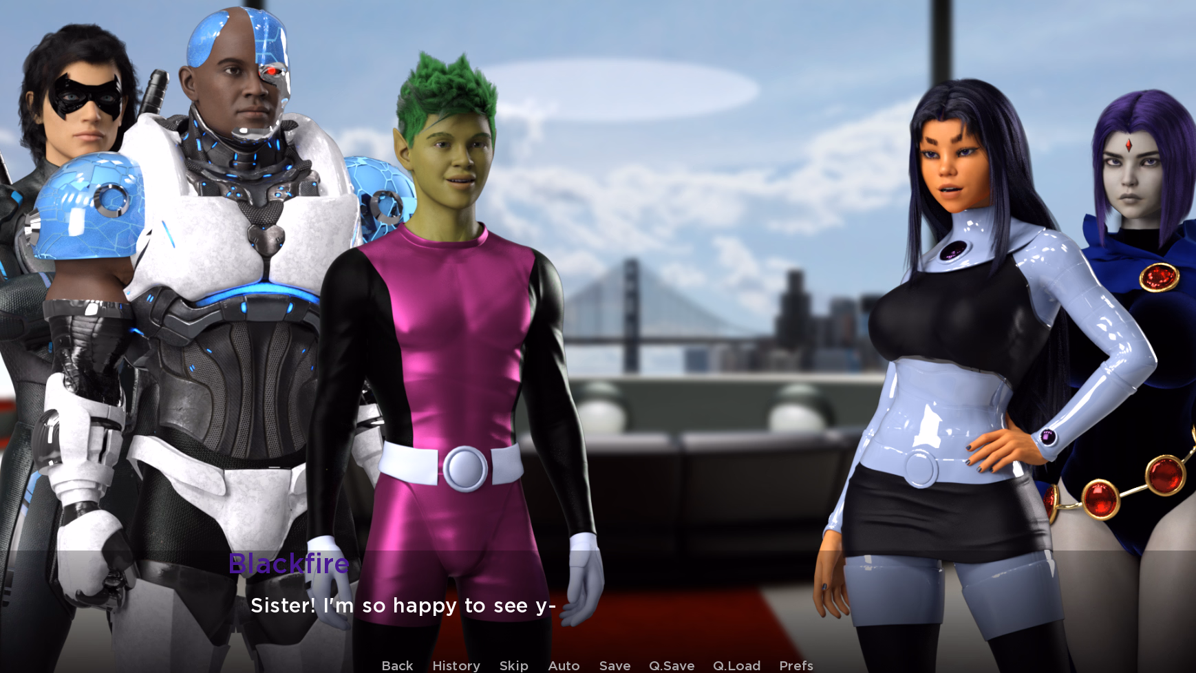 跳跃之城奇遇：少年泰坦成人恶搞（Jump City Journeys）v0.3a 精翻汉化 游戏截图 6