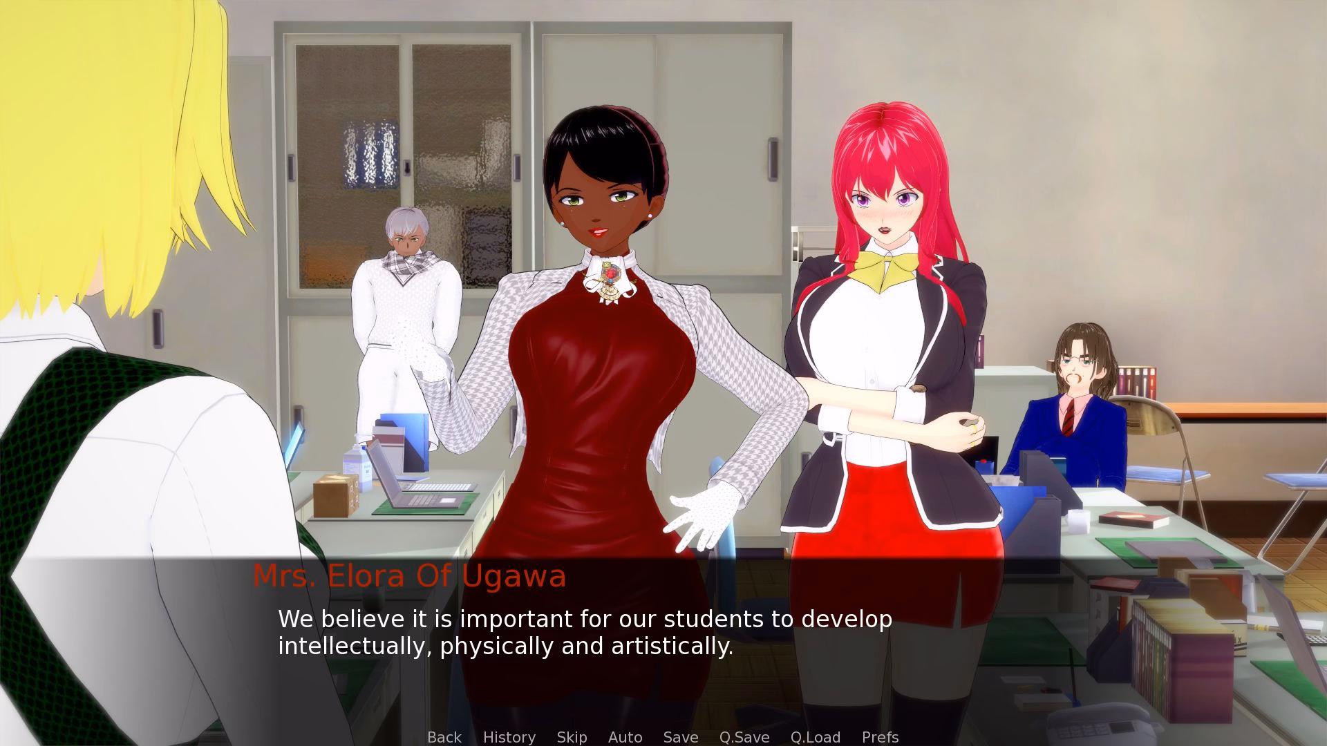 欢迎来到贝尔学院:淫乱黑圣经(Welcome to Bell College - Charme et Sortilège)v0.4.1 精翻汉化 游戏截图 3