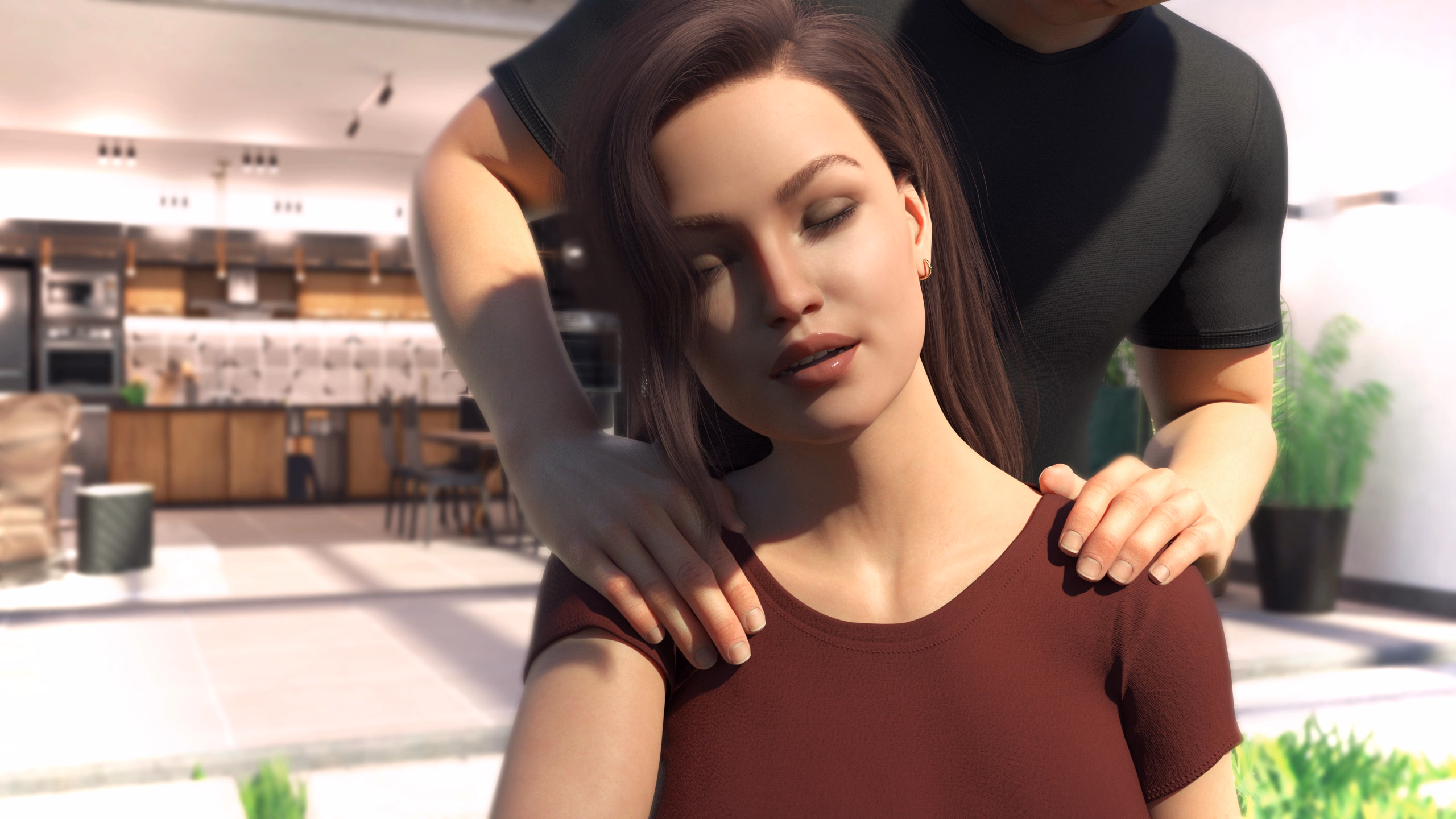 紧闭的房门：禁忌之恋的越界（Behind Closed Doors）v0.43 Demo 精翻汉化 游戏截图 5