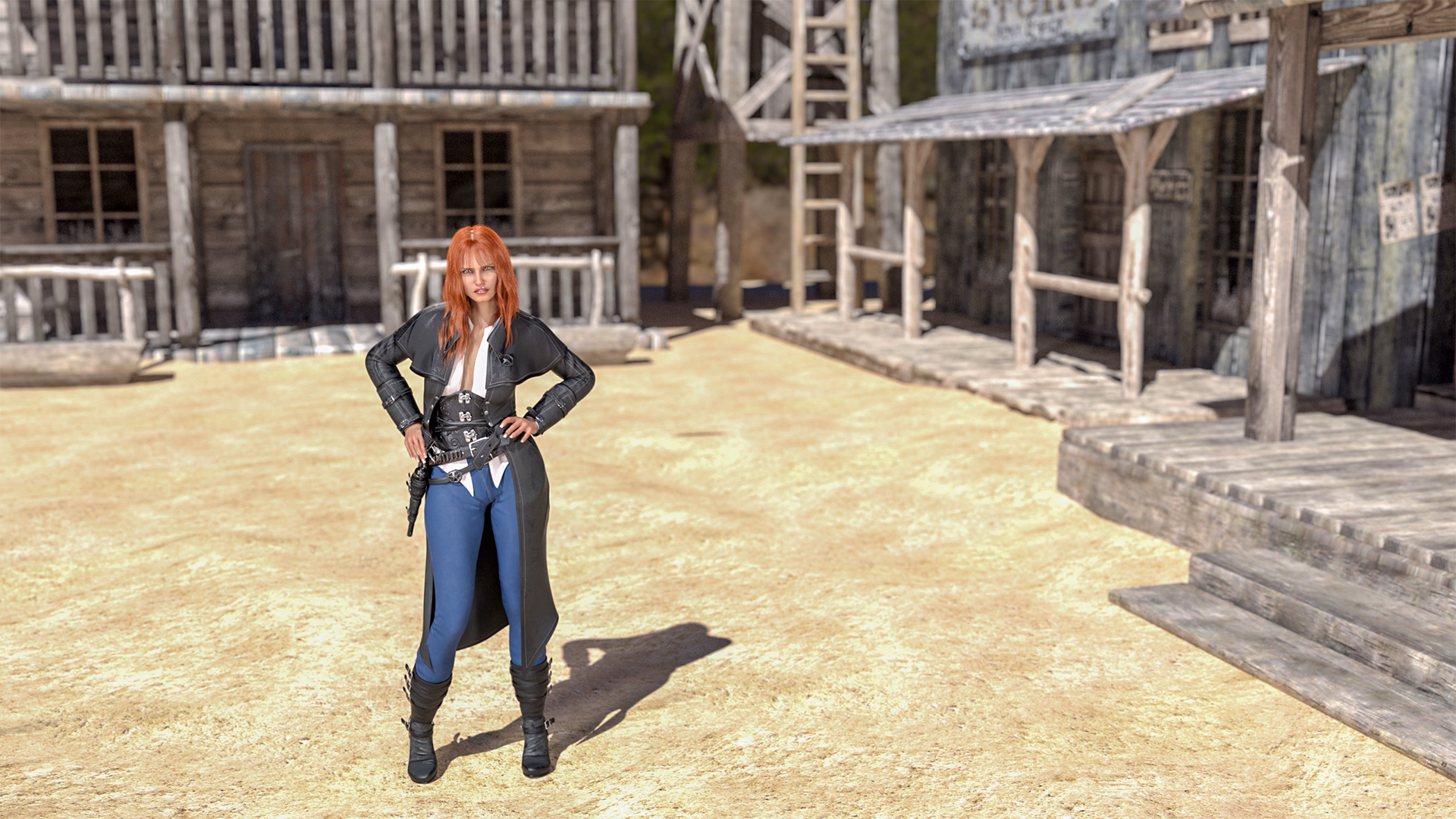 狂野西部:淫荡警长的风流小镇(A Lewd Detective in Wild West)v0.3 精翻汉化 游戏截图 4