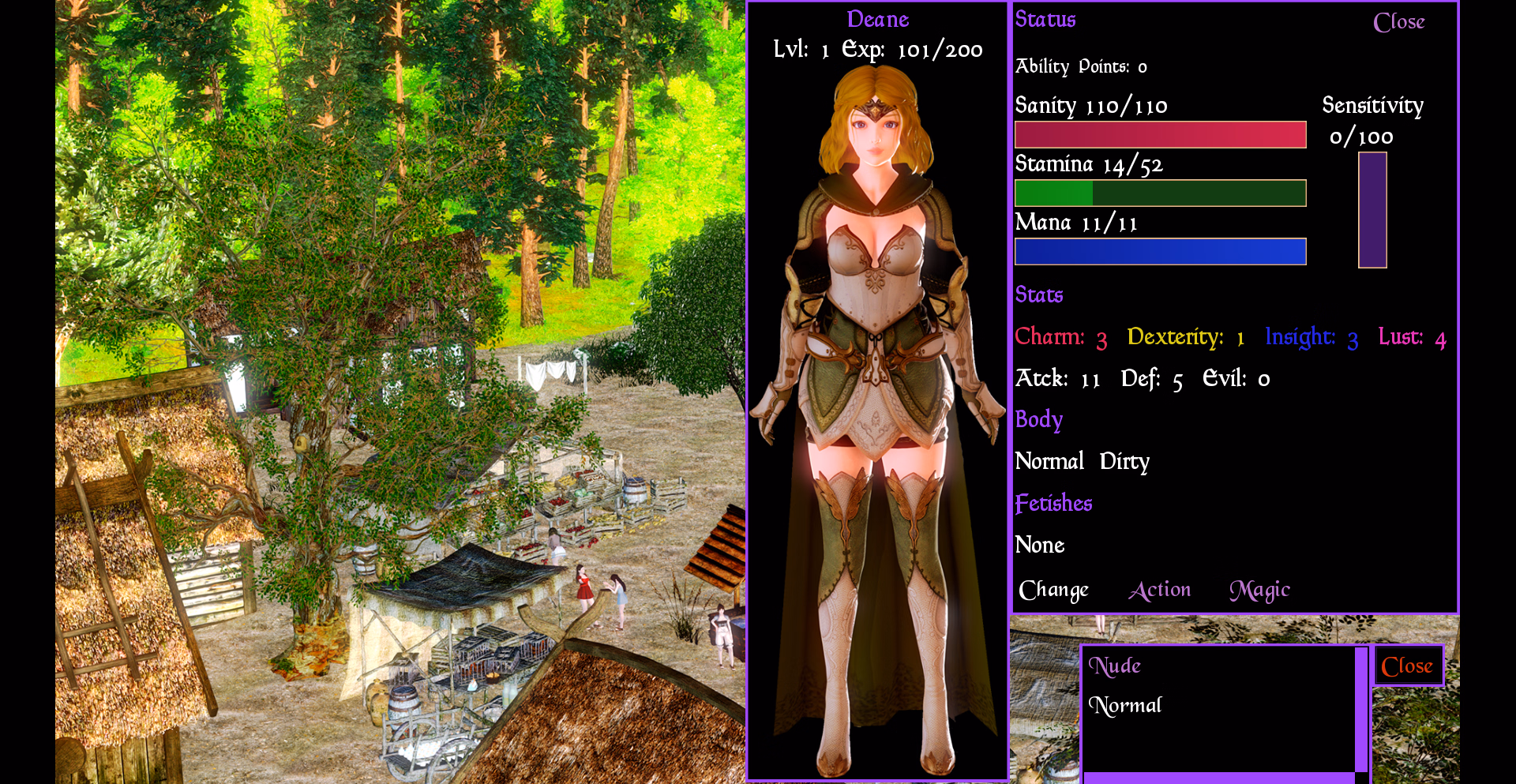 扶他幻想:女体世界的冒险(Futanari Fantasy)v0.2c 精翻汉化 游戏截图 6