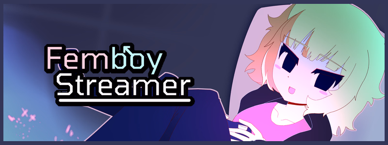 伪娘主播:调教聊天室(Femboy Streamer)v1.0 精翻汉化 游戏截图 1