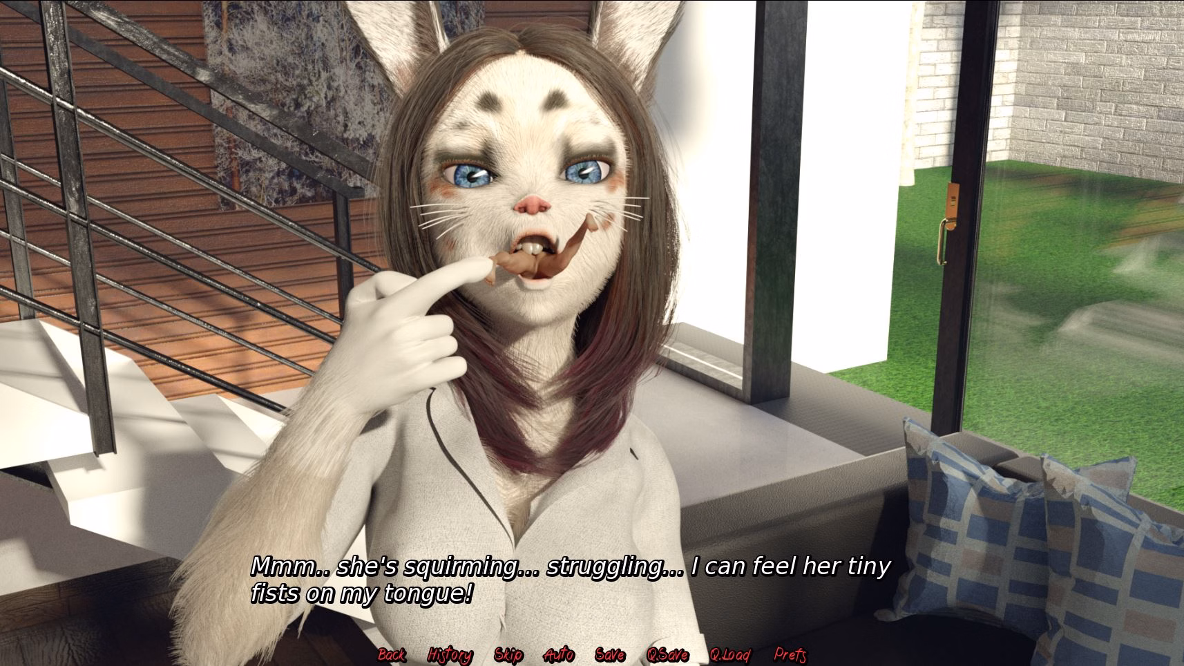沃罗妮卡的清理工作：吞咽大冒险（Voronica Cleans House: a Vore Adventure）v1.0.1 Bugfix 精翻汉化 游戏截图 4