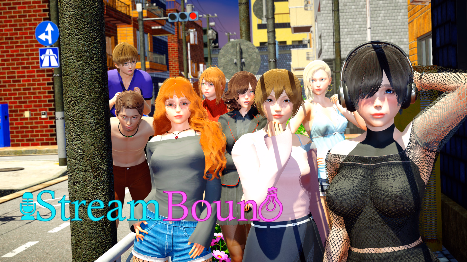直播束缚：网黄出道（StreamBound）v1.06a 精翻汉化 游戏截图 1