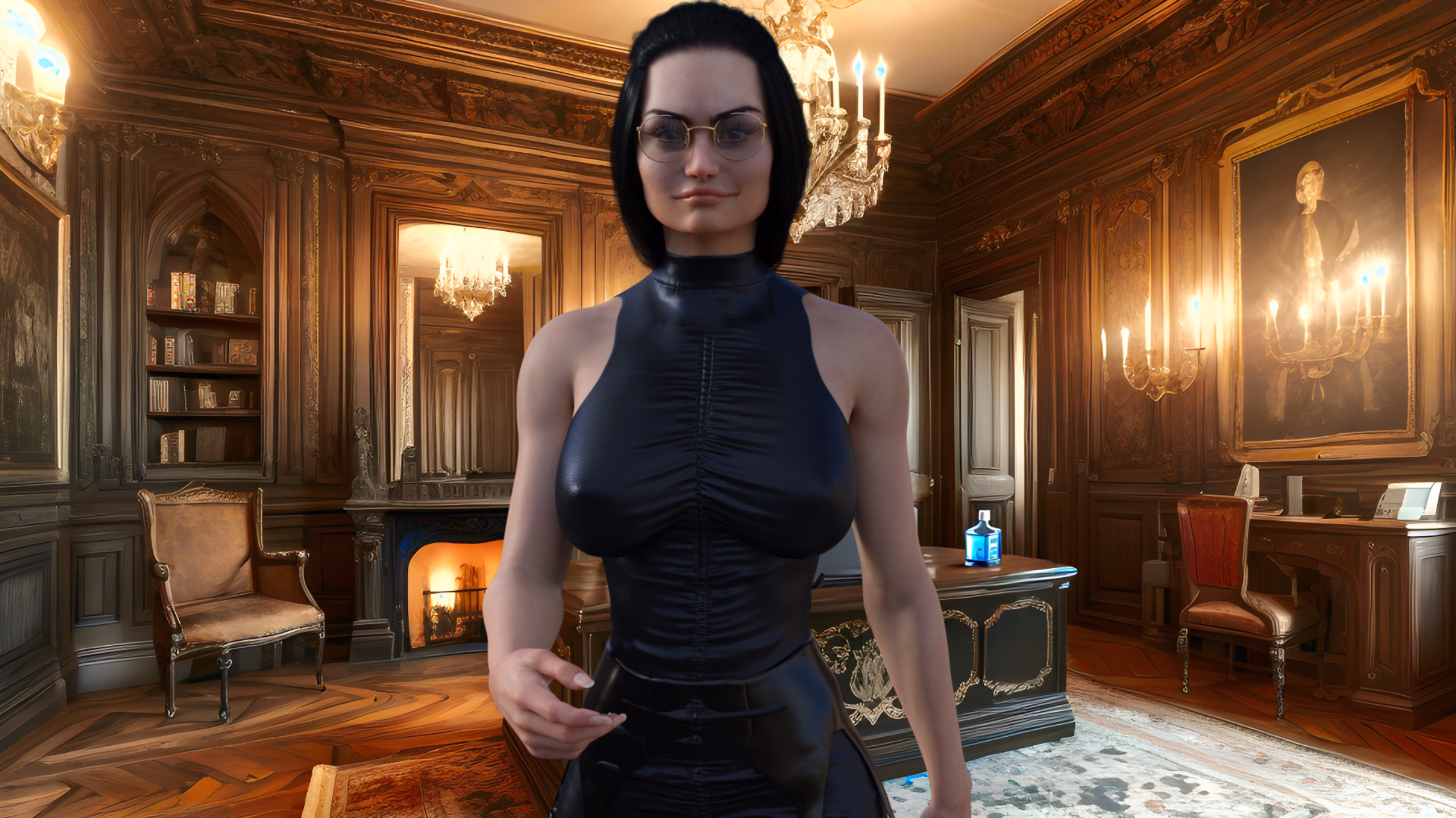恐怖学院:寄宿学校的放纵调教(The Dreadful Academy)v0.4 Alpha 精翻汉化 游戏截图 8