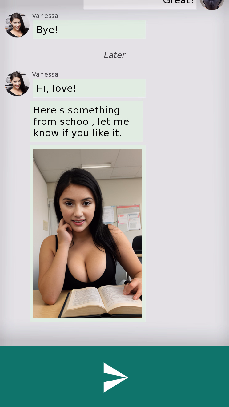 出轨聊天:牛头人女友凡妮莎(CheatChat Vanessa)v0.02 精翻汉化 游戏截图 4