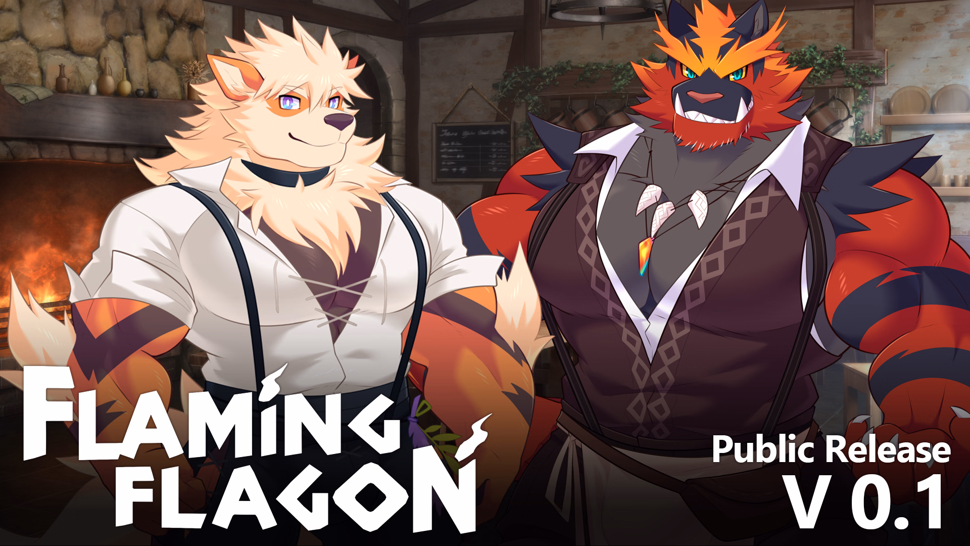 燃烧的酒壶:兽耳酒馆的浪漫与欲望(Flaming Flagon)v1.10.1 精翻汉化 游戏截图 1