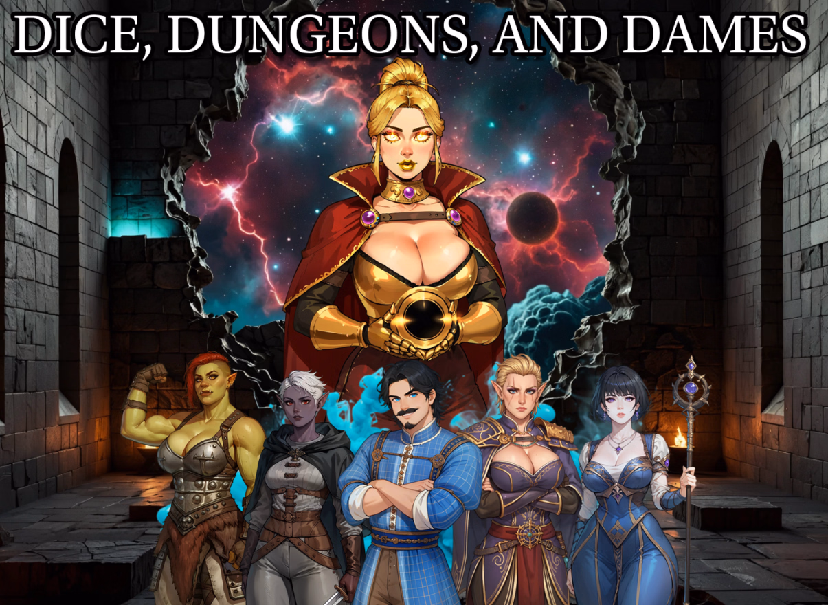 骰子、地下城与荡妇:吟游诗人的奇幻后宫(Dice, Dungeons, and Dames)v0.1 精翻汉化 游戏截图 1