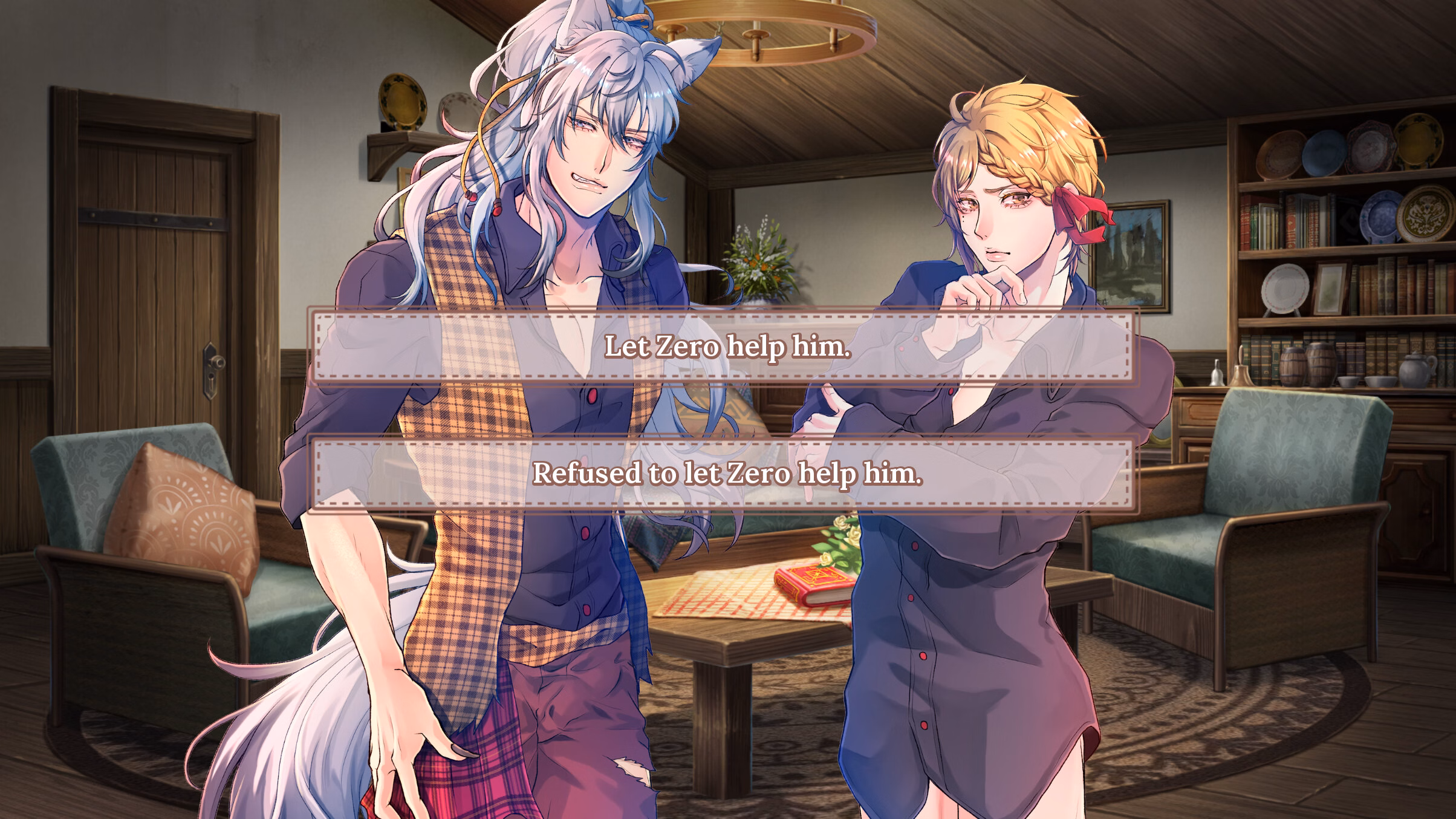 雨与狼：森林深处的基情（Rain and the Wolf）v1.0 Adult 精翻汉化 游戏截图 4