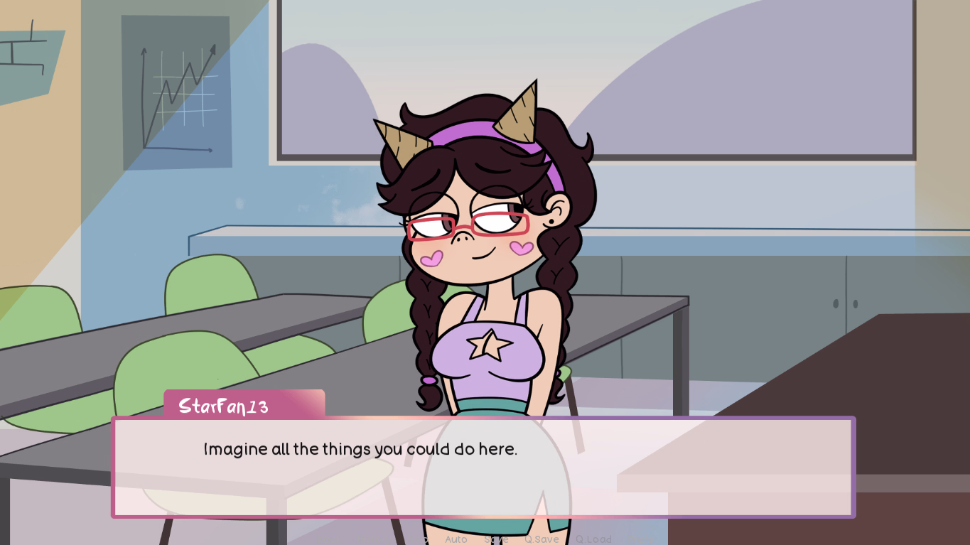 星际魅魔:大学欲望指南(Star vs The Desires of University)v0.1.0a 精翻汉化 游戏截图 4
