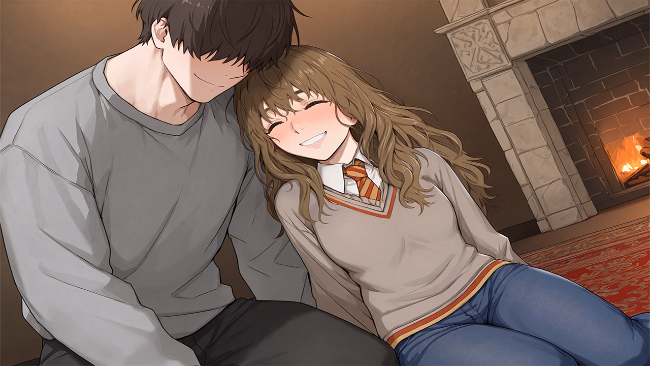 与赫敏共修：霍格沃茨淫乱圣诞（Studying  with Hermione）v1.0 精翻汉化 游戏截图 4