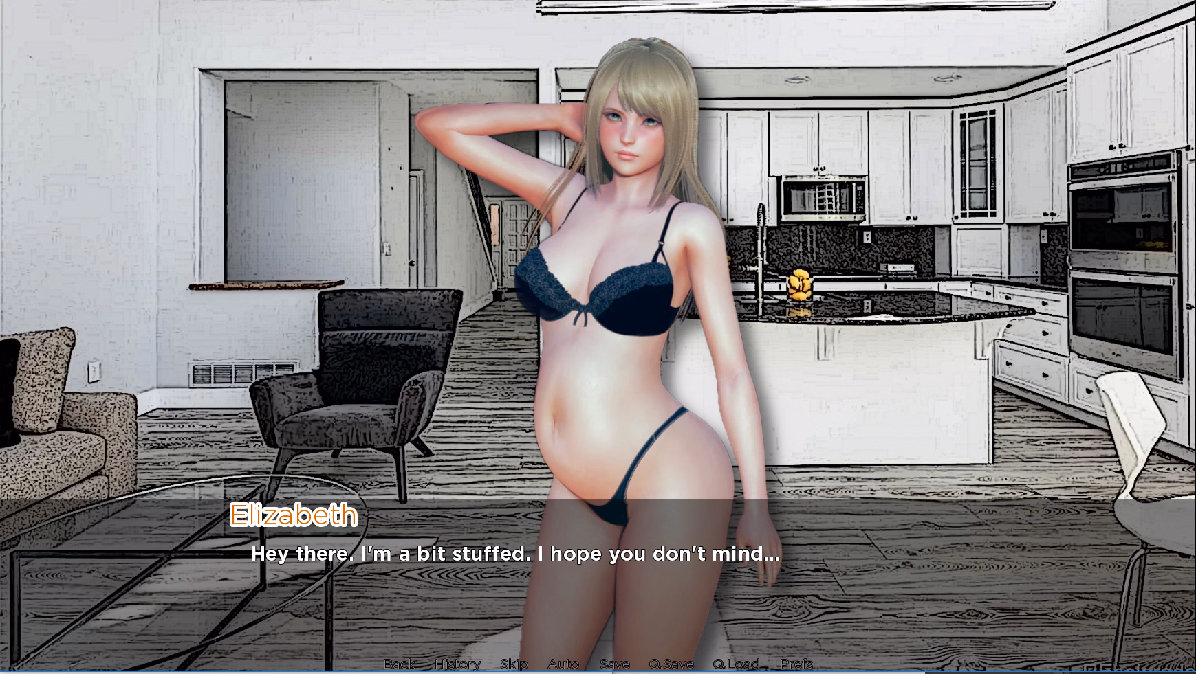 过度填塞:女友体型调教(Overstuffed)v1.02 精翻汉化 游戏截图 3