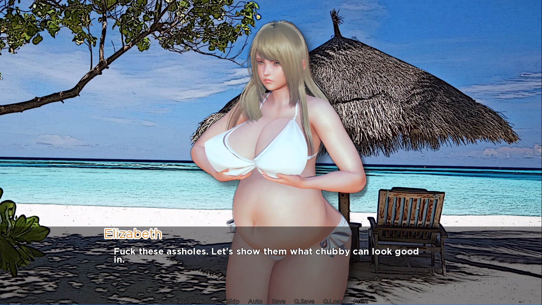 过度填塞:女友体型调教(Overstuffed)v1.02 精翻汉化 游戏截图 5