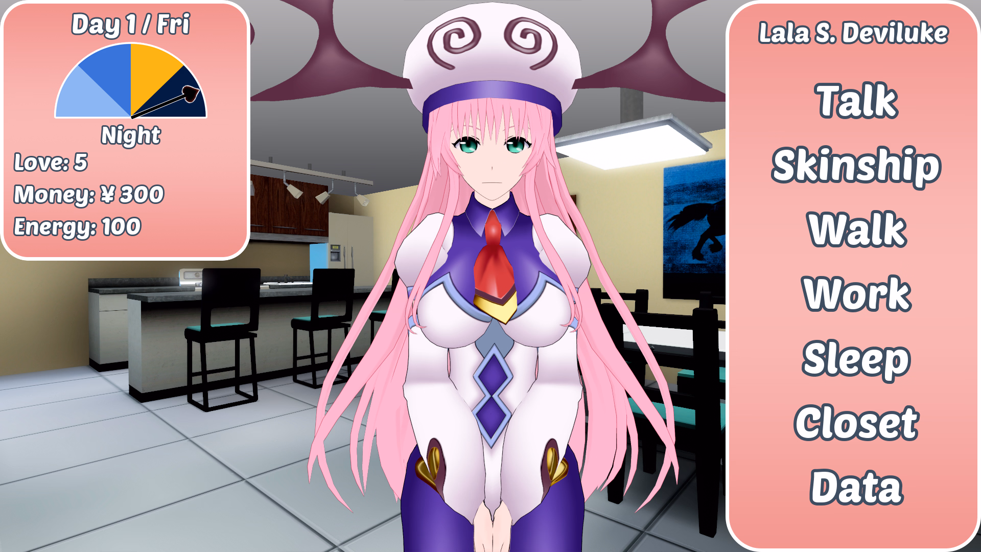 恋爱中的老婆们：后宫日常（WaifusInLove）v0.02 精翻汉化 游戏截图 2