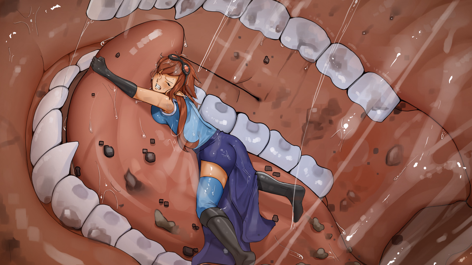 巨大化杰西卡：女巨人吞食调教（Jessica Dimensal the game）v0.6.1.4 精翻汉化 游戏截图 4