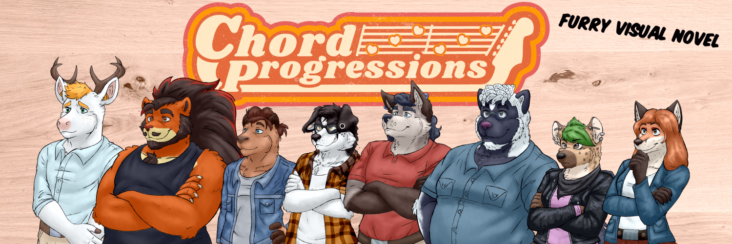 和弦进行：兽人男同的音乐罗曼史（Chord Progressions, Furry Visual Novel）v0.3.4 精翻汉化 游戏截图 1