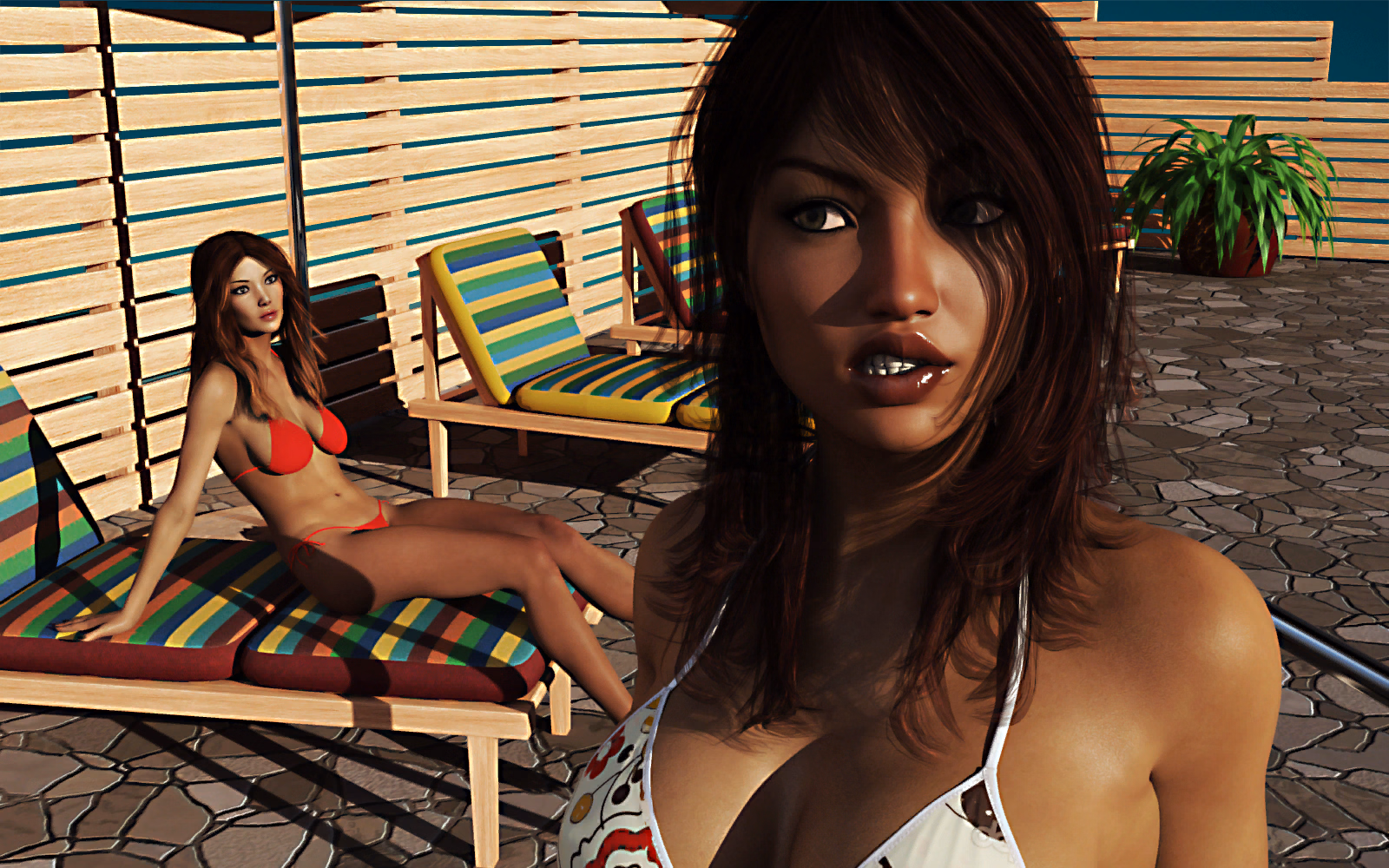 王者归来：沙滩海王猎艳记（The King is Back Unofficial Renpy Conversion）v1.0.1 精翻汉化 游戏截图 7