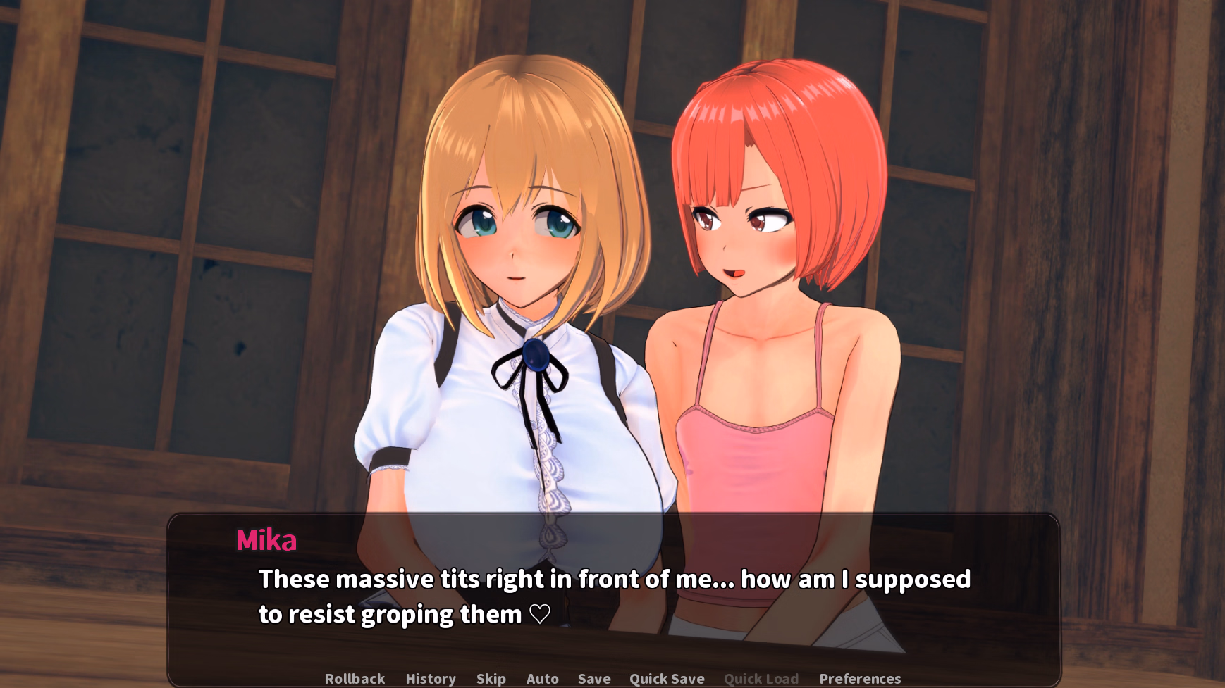 米卡的NTR后宫大冒险（Mika's Adventure NTR HAREM）v0.1.7 【仅界面中文·正文未汉化】 游戏截图 7