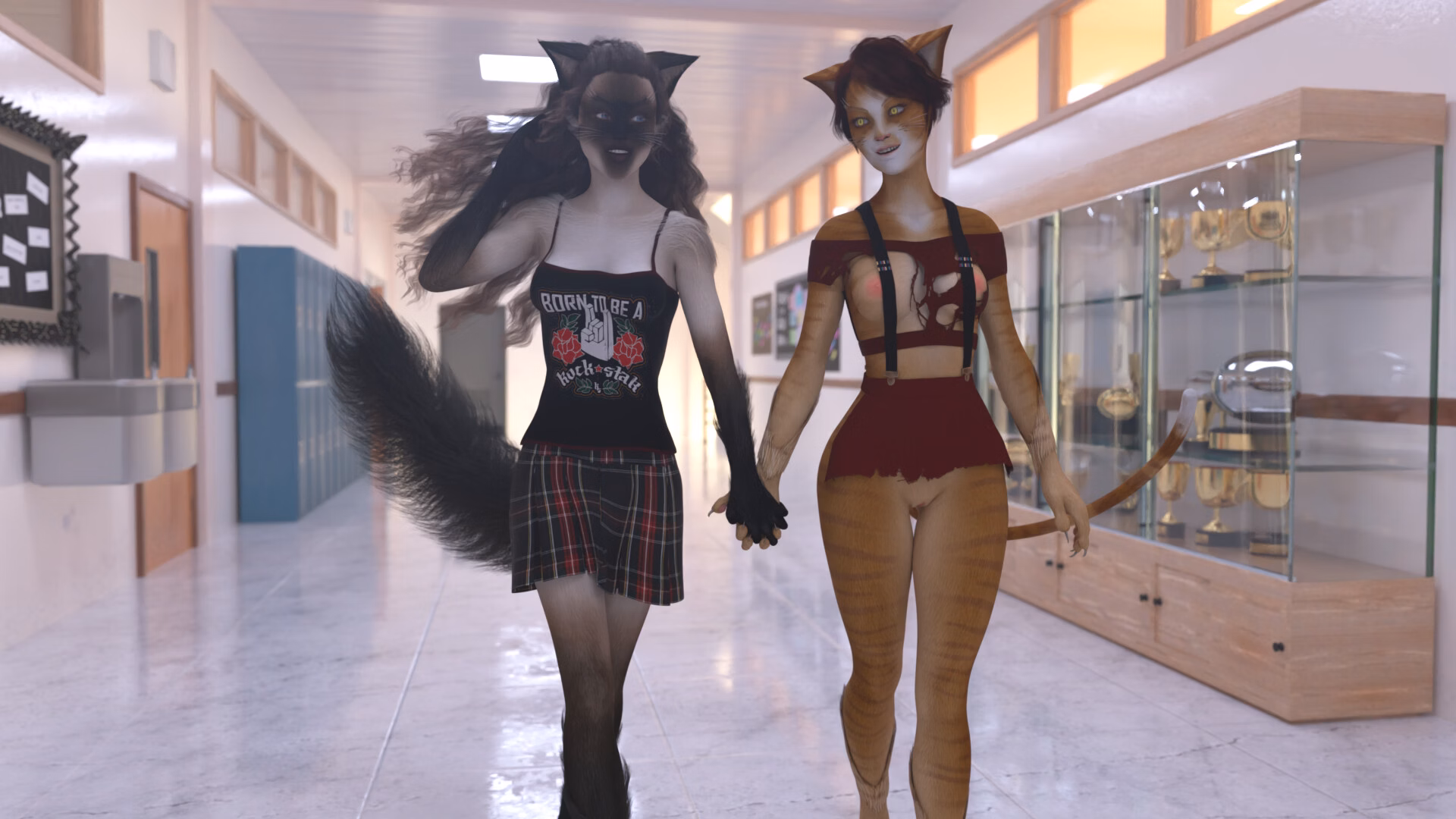 兽人大学：猫娘的校园调情（Furry College）v1.0.0 精翻汉化 游戏截图 2