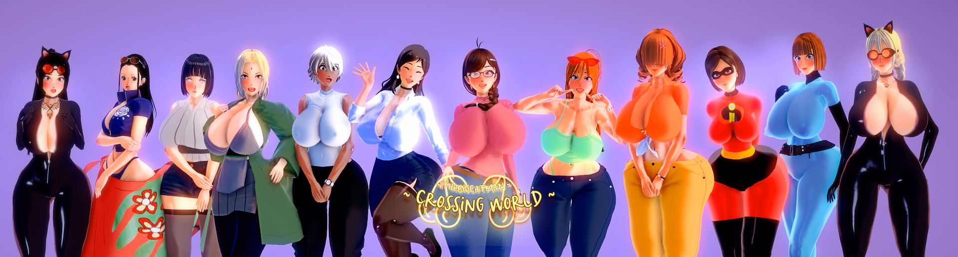 穿越世界：双女探险记（Crossing World）Demo - Rework 精翻汉化 游戏截图 1
