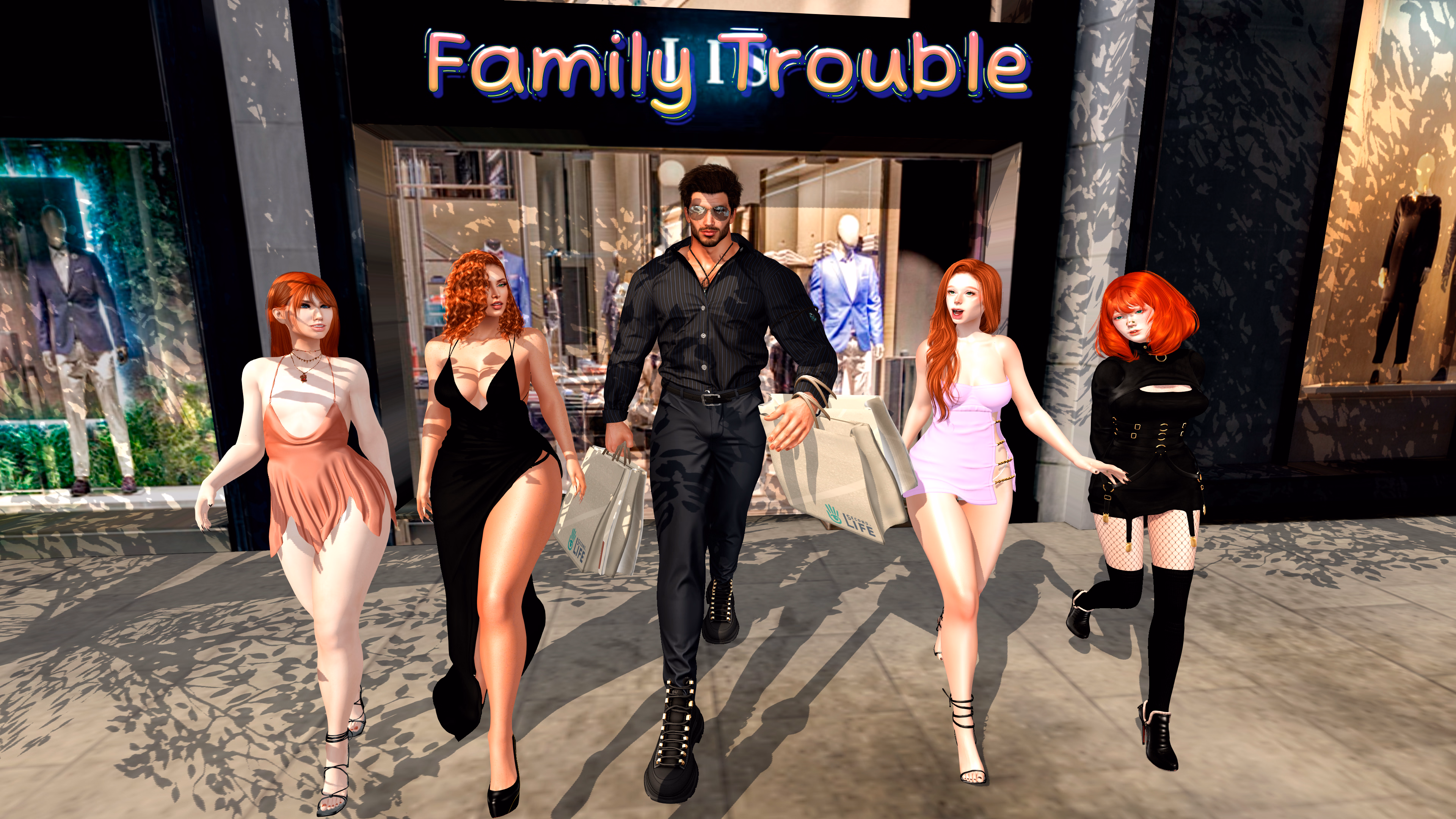 家庭烦恼：好友女儿的同居诱惑（Family Trouble）v0.9.86 精翻汉化 游戏截图 1