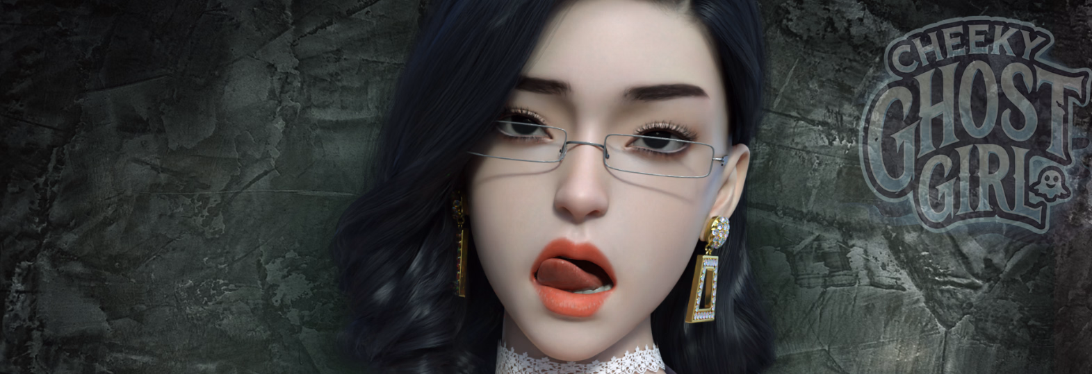 顽皮女鬼:幽灵恋爱模拟(Cheeky Ghost Girl)v0.13.1 精翻汉化 游戏截图 1