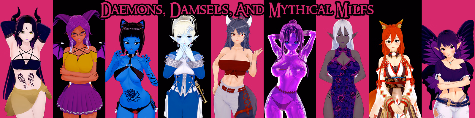 恶魔、少女与神话熟女（Daemons, Damsels & Mythical Milfs）v0.08 精翻汉化 游戏截图 1