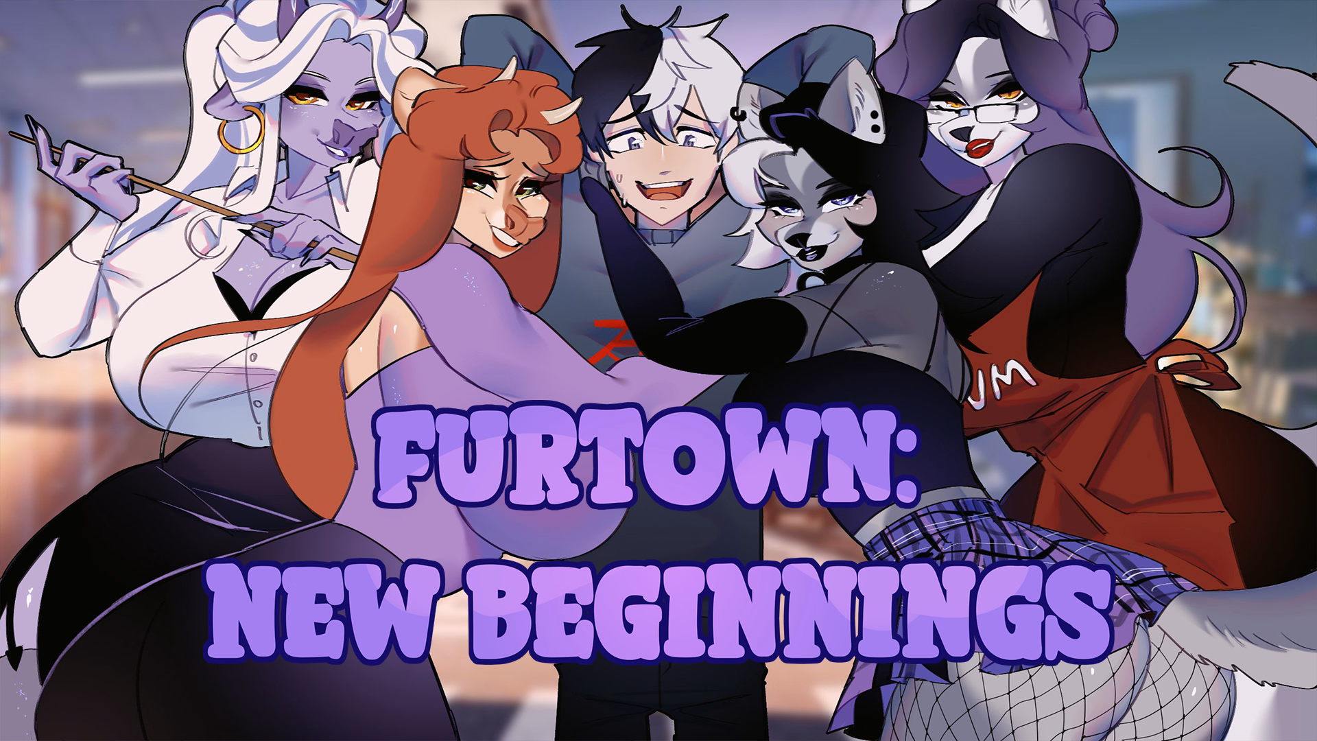 兽镇:返乡发情期(Furtown: New Beginnings)v0.22 精翻汉化 游戏截图 1