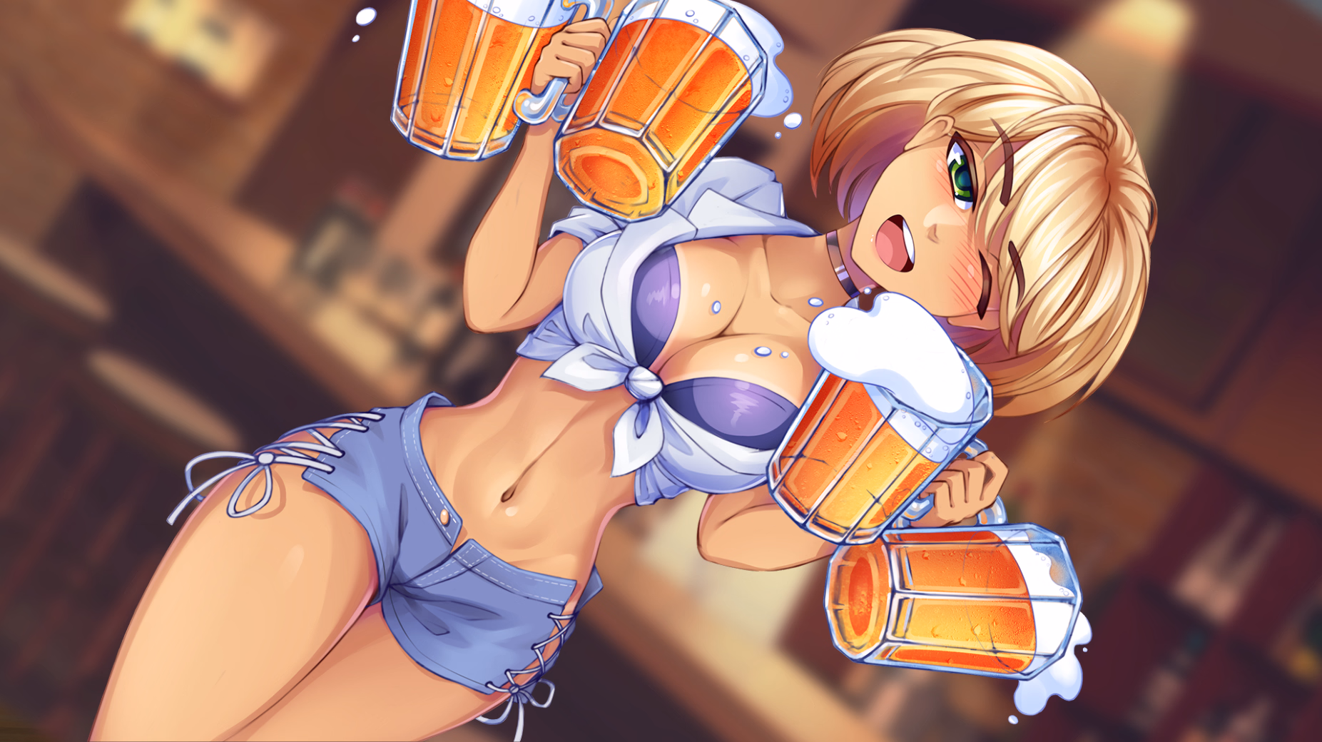职场OL：异世界网游的摩擦（Office Girls and Games）Final 精翻汉化 游戏截图 2