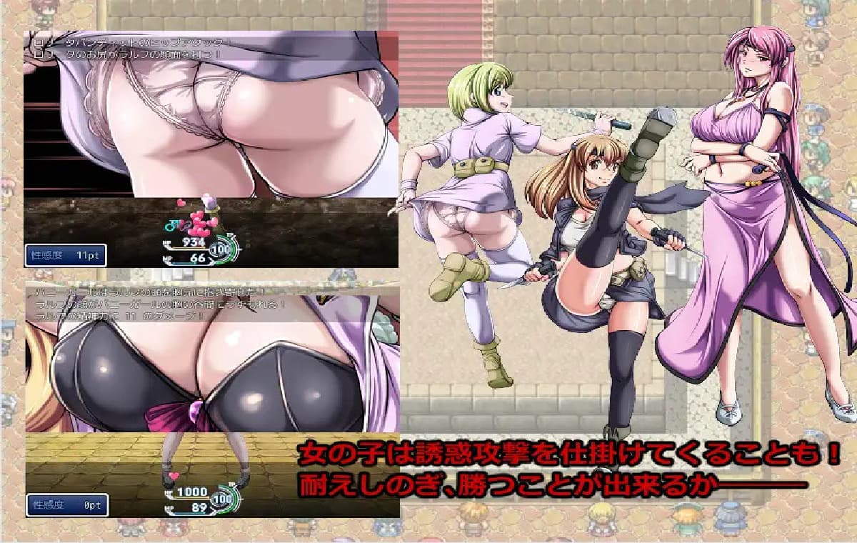 回合RPG/反向X/汉化丨少年剑士VS战斗少女(エルミア剣闘物語-少年剣士VS戦う乙女たち-)V2.05 机翻汉化【20250430】 游戏截图 4