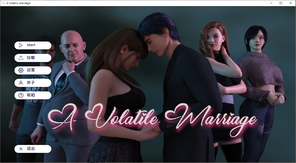 欧美SLG/汉化丨 动荡的婚姻 A Volatile Marriage Prologue AI汉化版 【20250527】 游戏截图 1