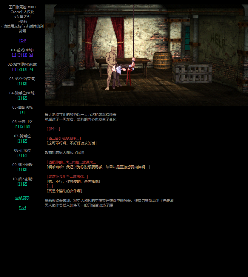 SLG/汉化/动态/像素/NTR丨女皇之刃爱莉 #001 【20250528】 游戏截图 3