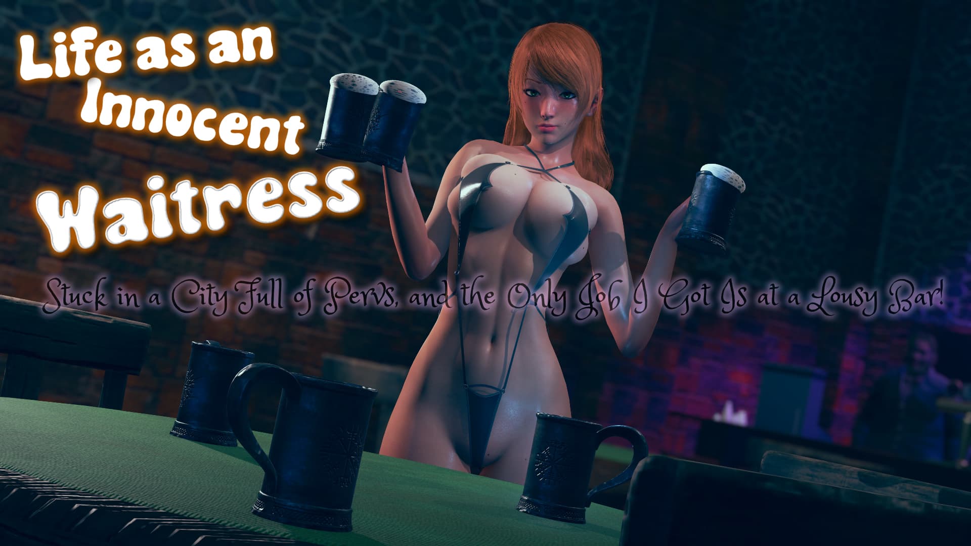 亚洲风SLG/汉化/动态丨天真女服务员的生活/ Life as an Innocent Waitress V0.2.0 AI汉化版【20250622】 游戏截图 7