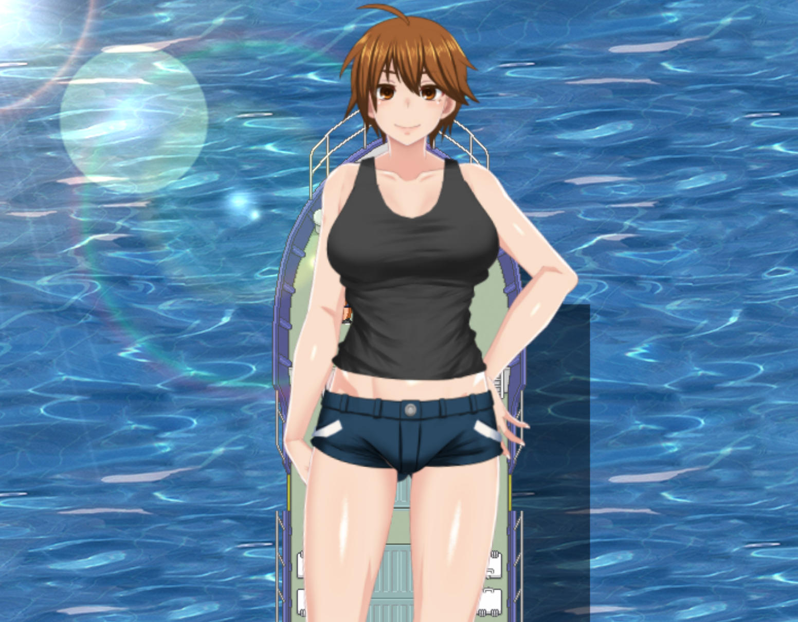 爆款RPG/汉化丨我的秘密暑假 花丸/ぼくのひみつの夏休み はなまる Ver1.1.2 AI汉化版【20250814】 游戏截图 2