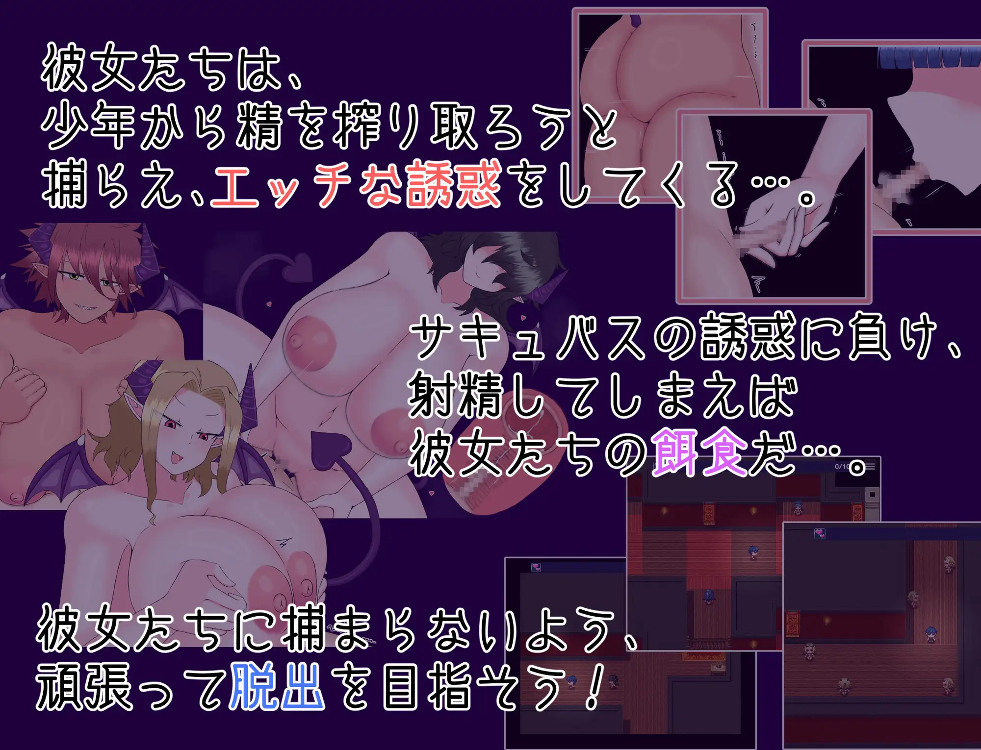 RPG/汉化丨逃脱！次元空间屋/脱出！さきゅばすハウス【20250830】 游戏截图 4