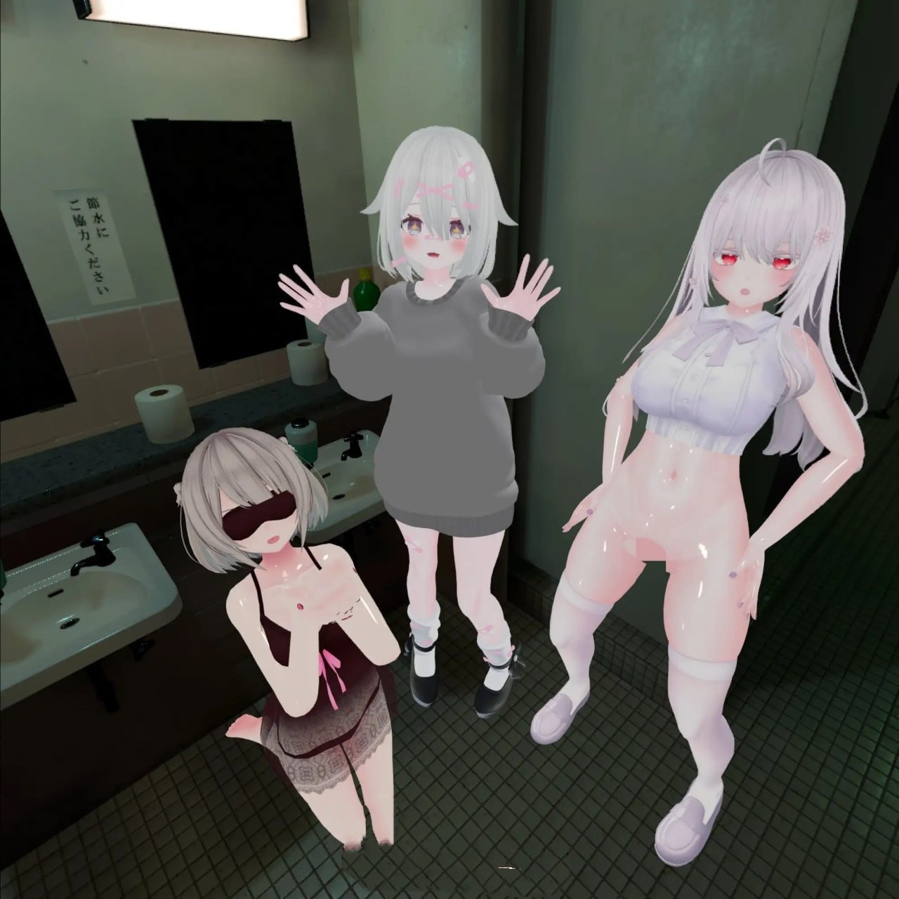 3D/汉化/双端丨娇喘连连高潮迭起VR!~我当然知道学长在盯着我的处女之身啦!~【20250911】 游戏截图 4