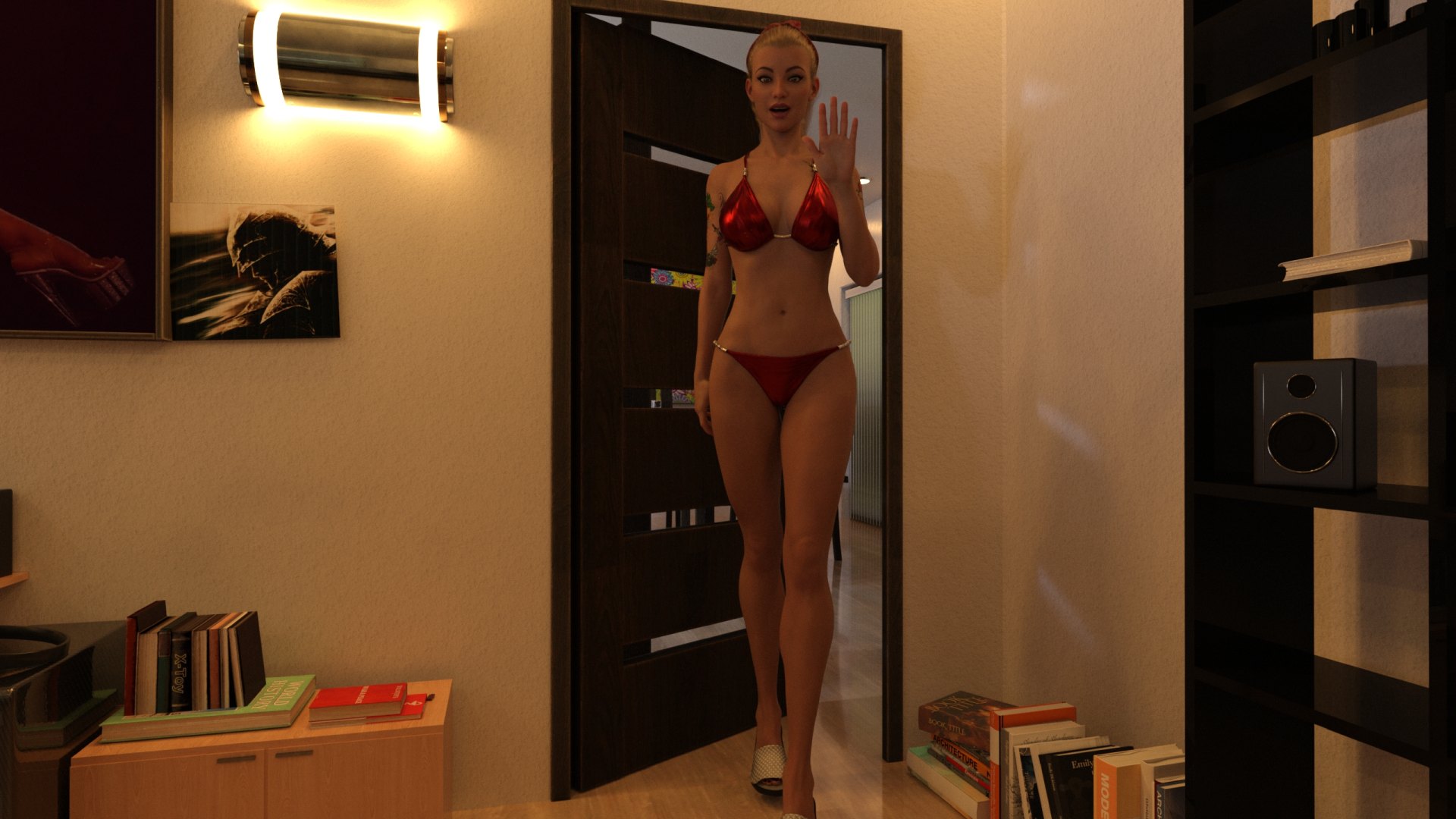 欧美SLG/汉化/动态/双端丨罗杰与茱莉亚：班格城之夏/Roger & Julia - Summer in BangCity v0.04 AI版【20250918】 游戏截图 4