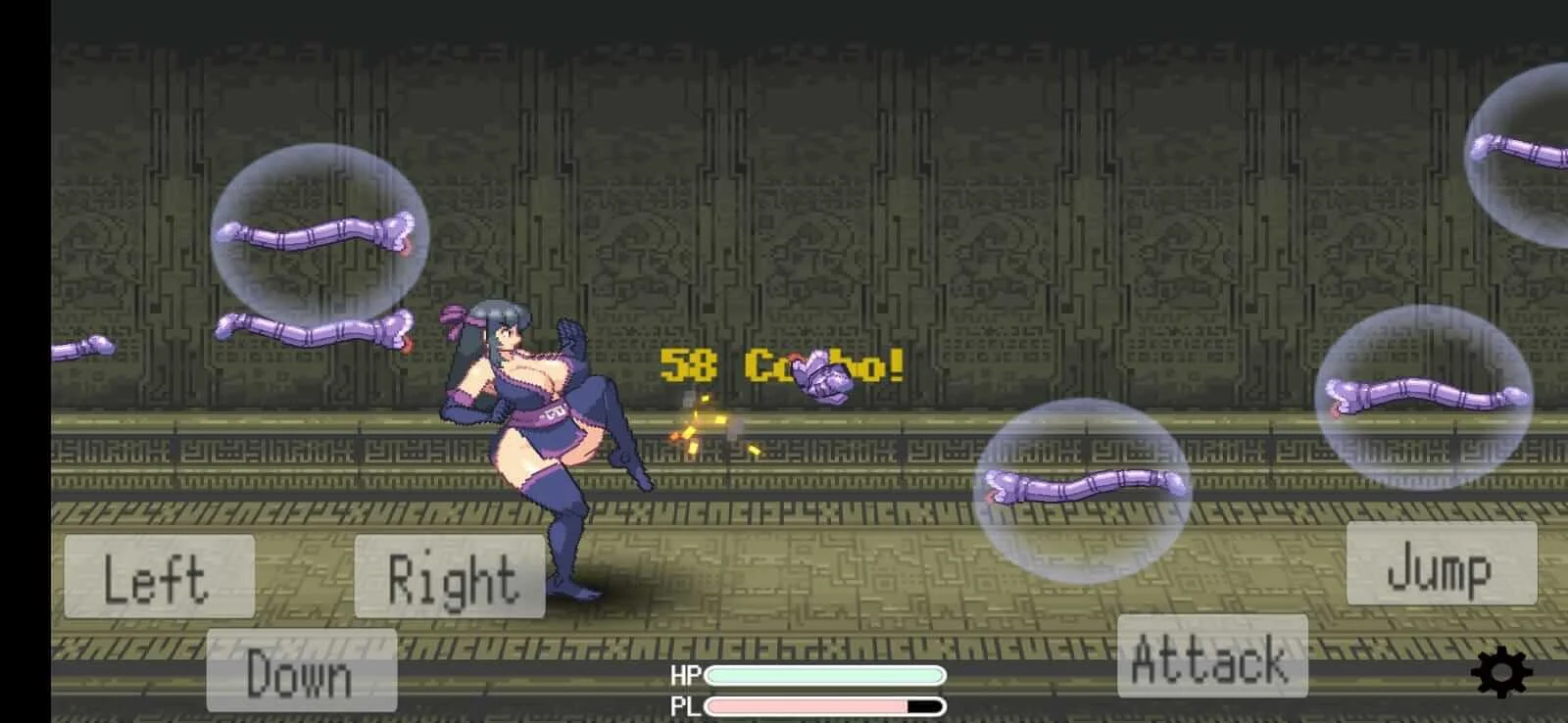 经典ACT/动态丨忍者少女 - 性感横向卷轴动作游戏/SHINOBI GIRL -EROTIC SIDE SCROLLING ACTION v2.1.0 【20251005】 游戏截图 5