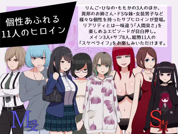 RPG/机翻丨毒リンゴの美味しい食べ方-ヲタ女子たちのスケベライフ- Ver1.12【20240313】 游戏截图 1