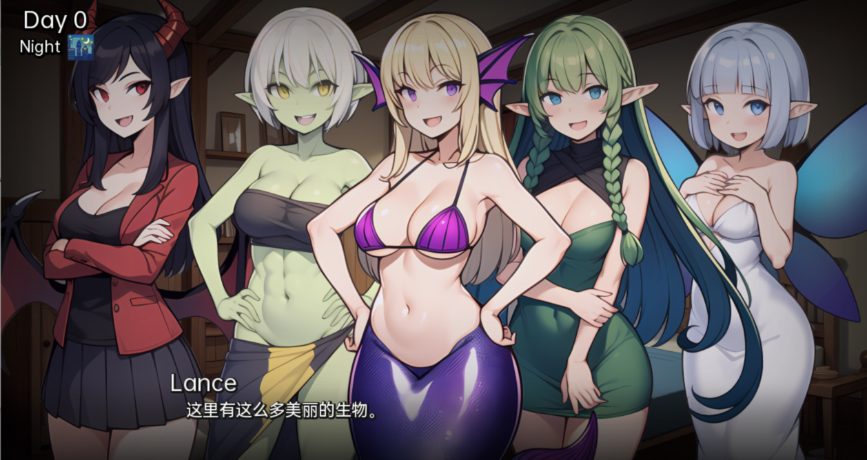 淫魔生物:欲望之境(Lustful Creatures)v0.1 精翻汉化 游戏截图 5