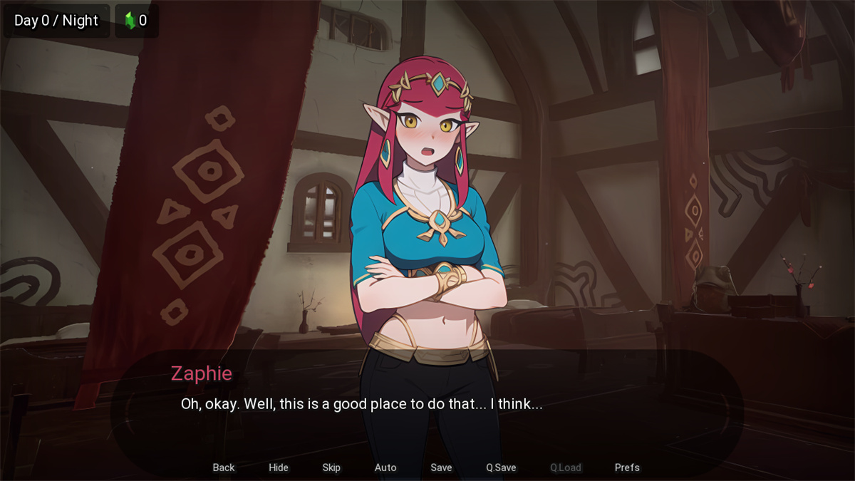 日系SLG汉化丨海拉鲁之恋 Love in Hyrule v0.6.0【20231023】 游戏截图 5