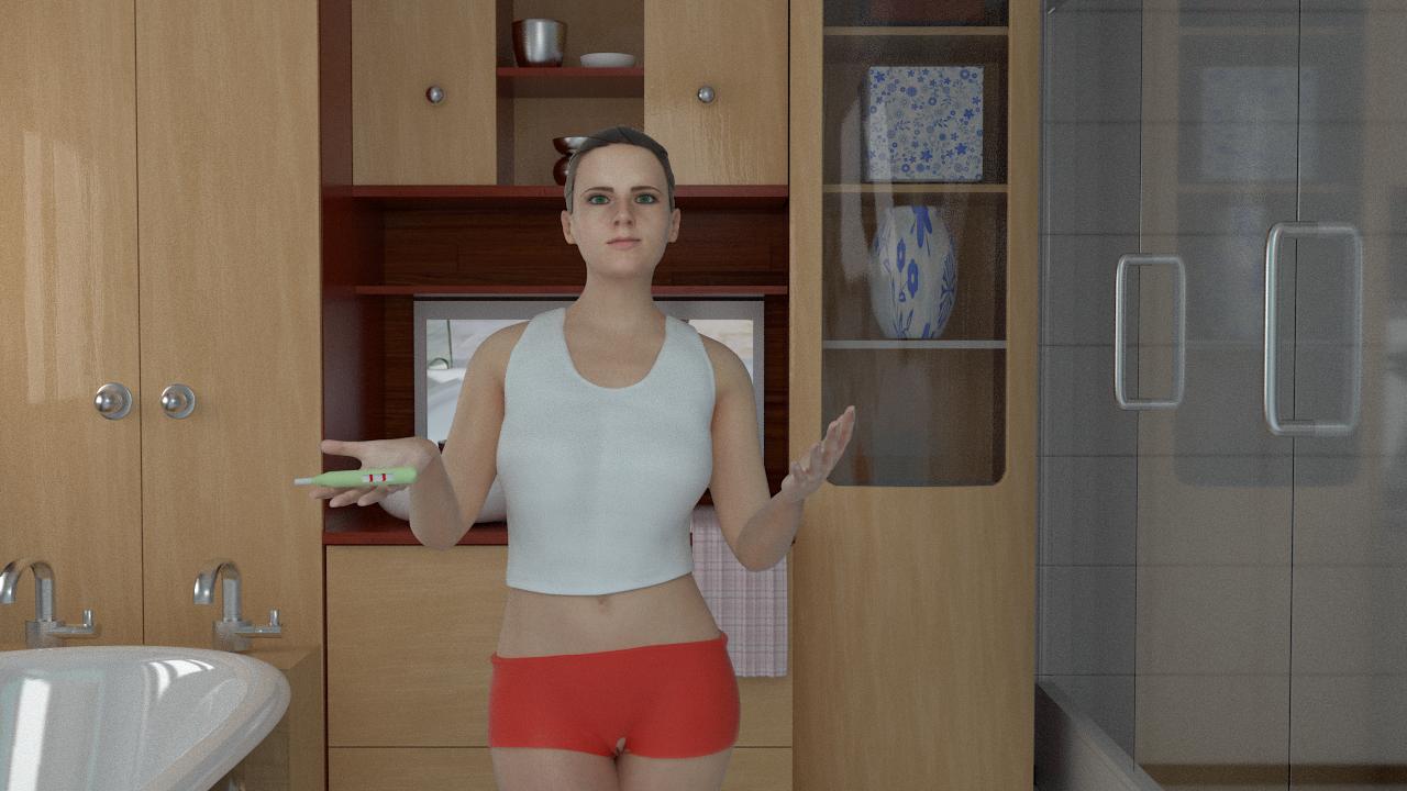 同居诱惑：开发开放的劳拉（Living with Laura）v0.3 精翻汉化 游戏截图 5