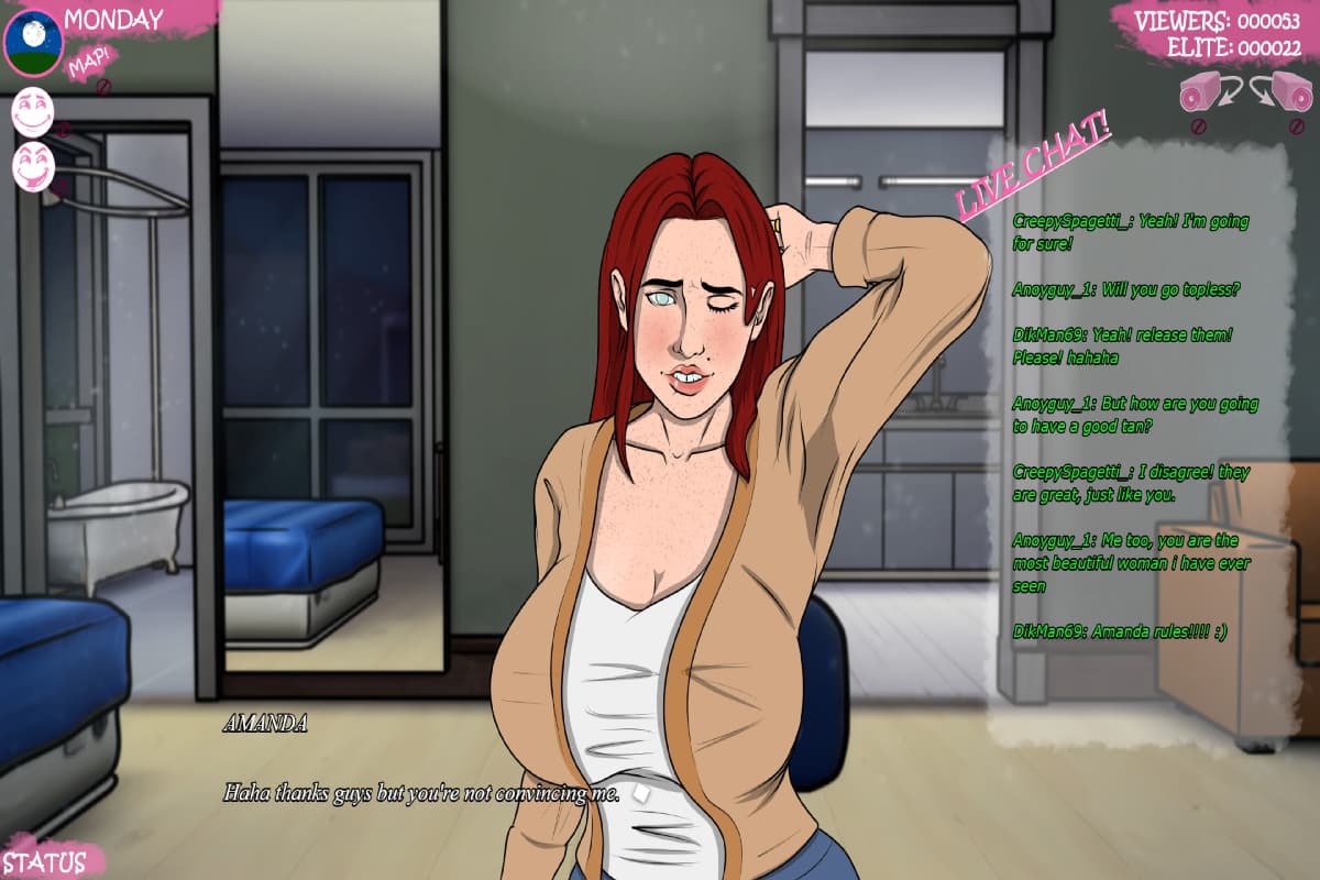 欧美SLG/AIGPT汉化/动态丨情欲小镇，阿曼达的色情之路 Lust Town, Amanda’s road to porn v0.7【20250124】 游戏截图 3