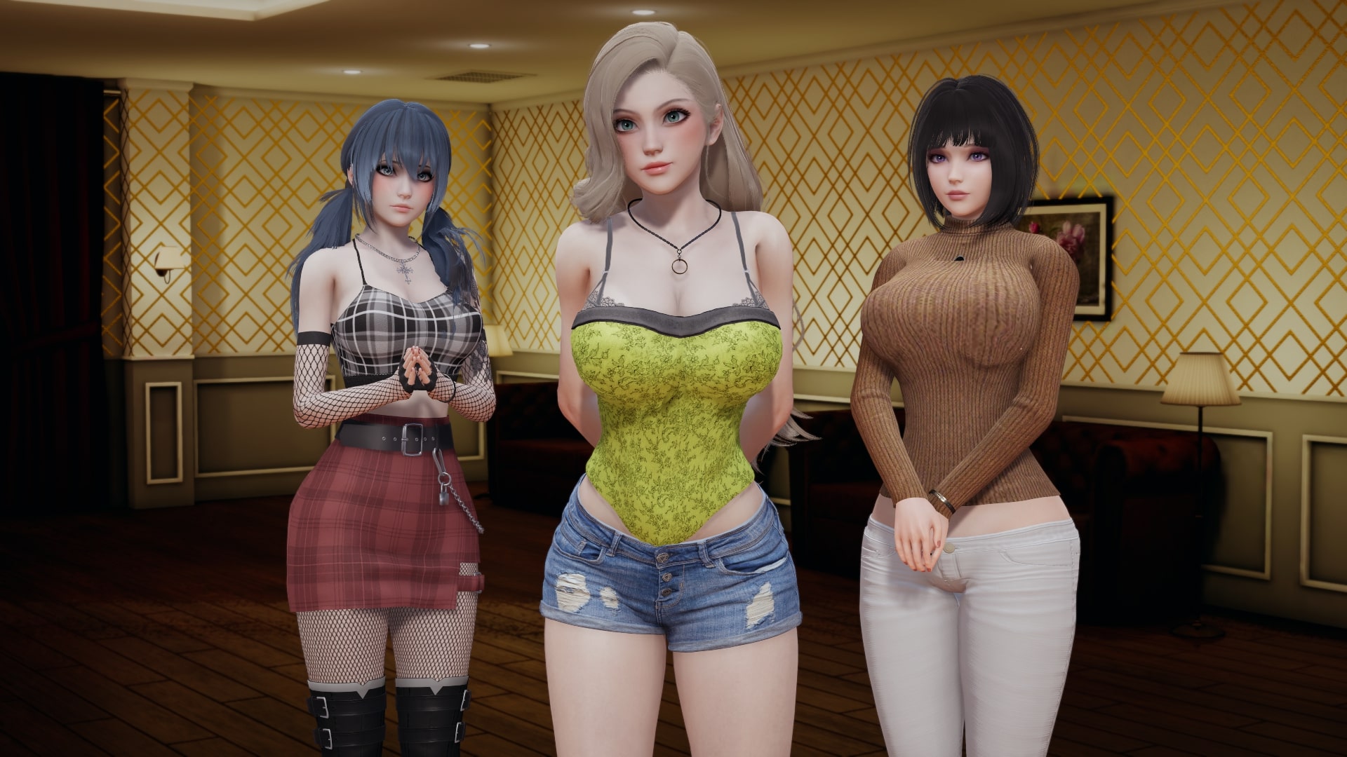 亚洲风SLG/汉化丨天鹅兔子/Velvet Bunnies V0.1.3 【20240804】 游戏截图 3