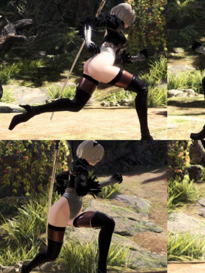 魔物猎人2B 攀爬